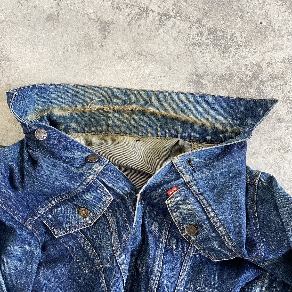 Levi's VTG 70’s Levi’s Type 3 Faded Honeycomb Trucker Denim Jacket Size US S / EU 44-46 / 1 - 18 Thumbnail