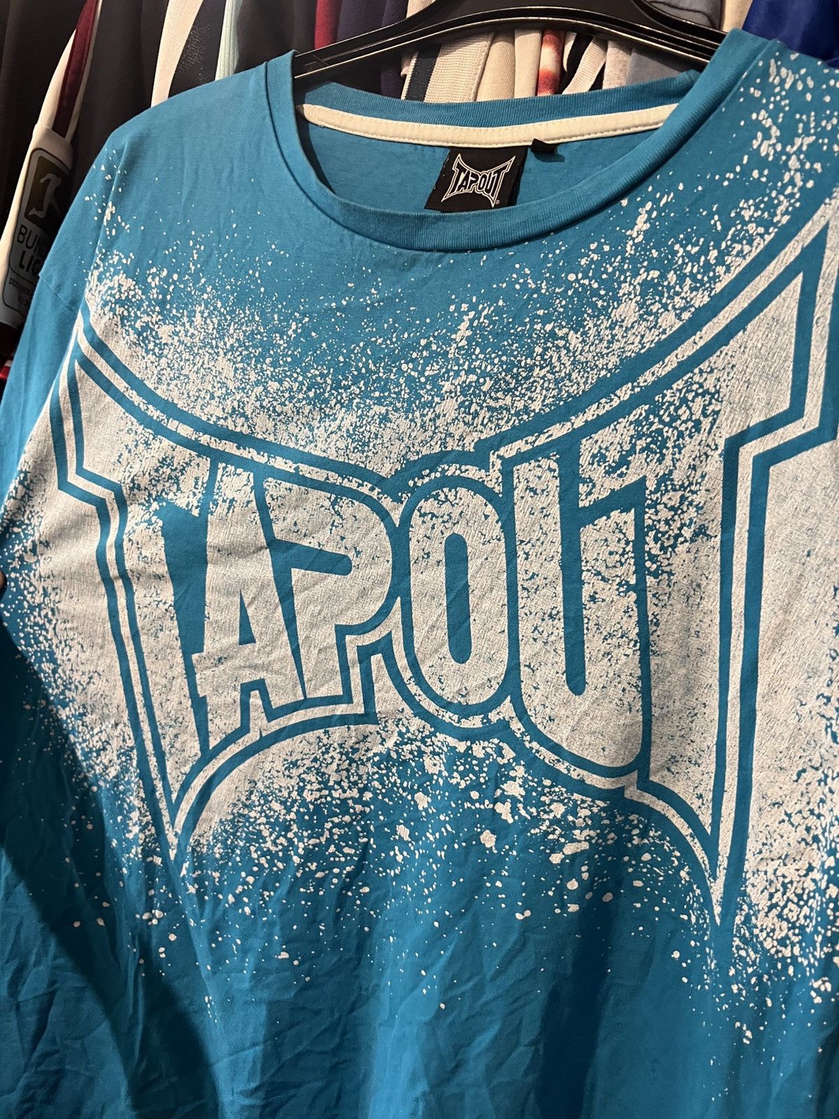 Tapout VINTAGE TAPOUT BIG LOGO AOP BOXY AFFLLICTION STYLE T SHIRT Size US XXL / EU 58 / 5 - 2 Thumbnail