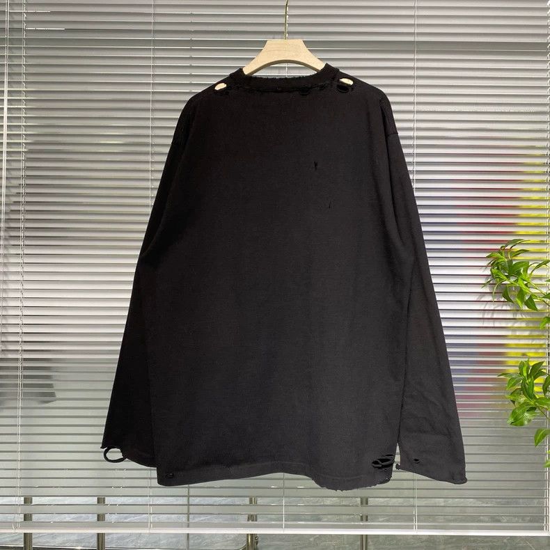 Balenciaga Balenciaga Hoodie + demna signature + destruction Size US M / EU 48-50 / 2 - 2 Thumbnail