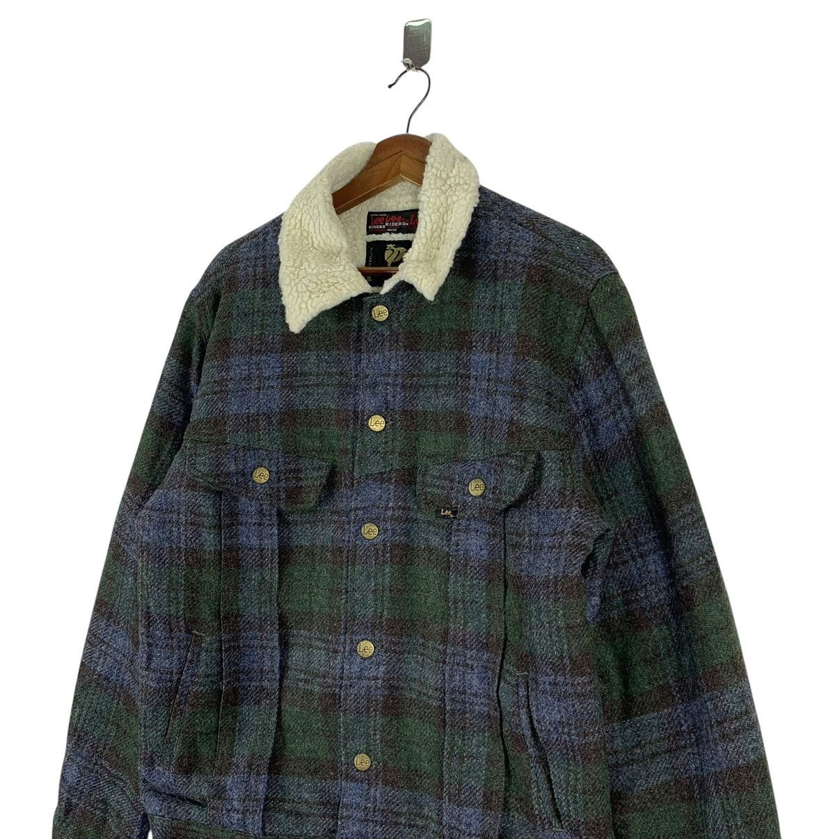 Lee Vintage Lee Storm Riders Tartan Wool Jacket Size US L / EU 52-54 / 3 - 3 Thumbnail