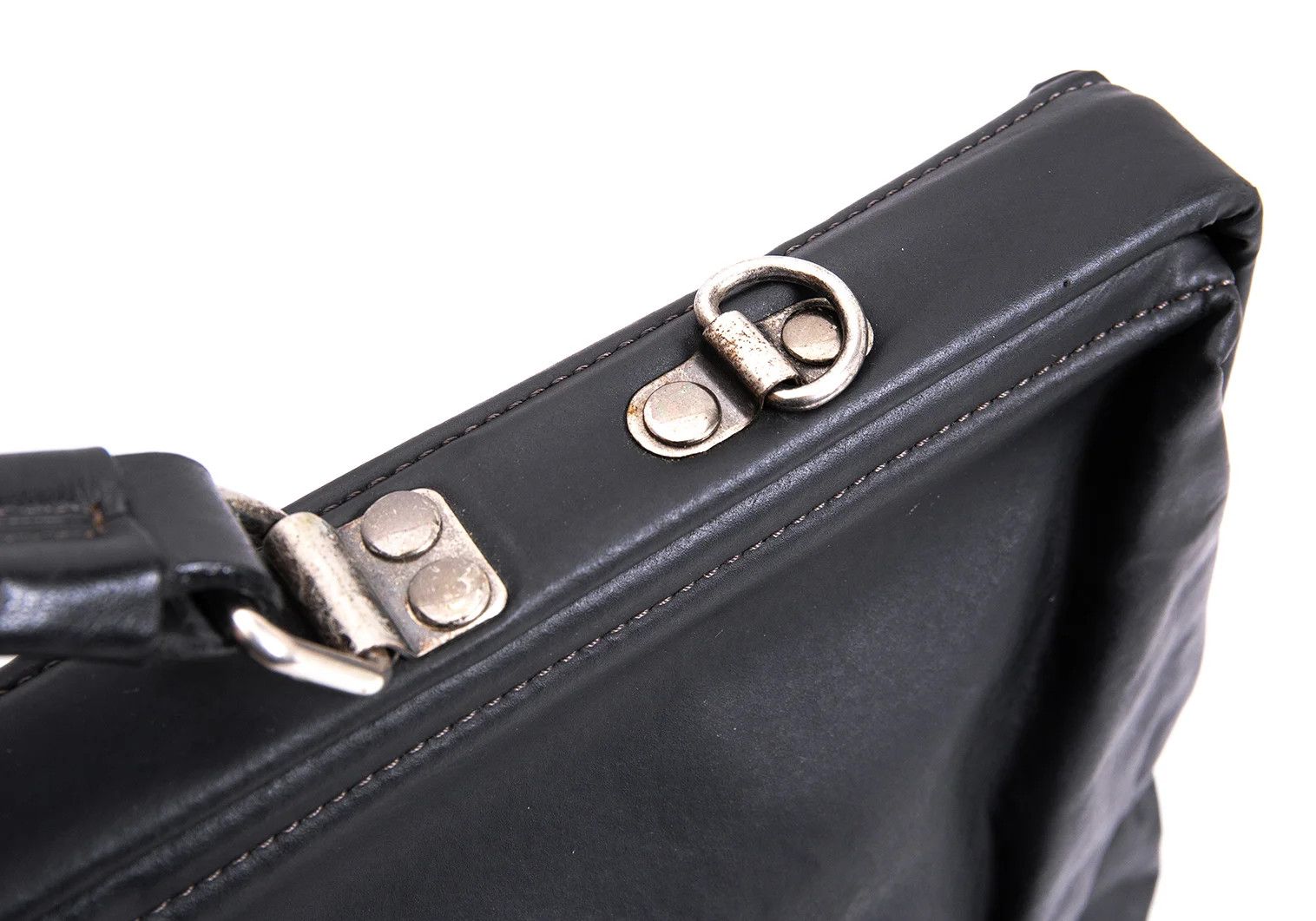 Jean Paul Gaultier Coated Doctor Bag in Black Size ONE SIZE - 14 Thumbnail