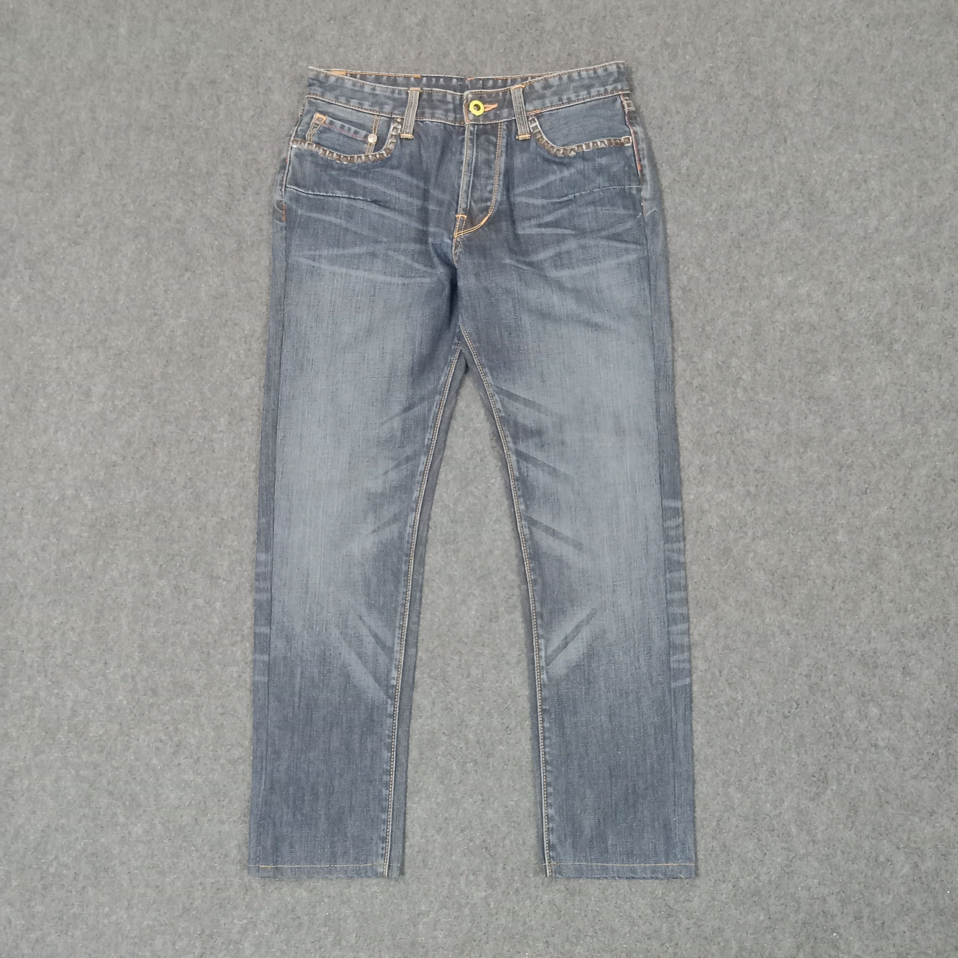 Christian Audigier × Ed Hardy × Vintage Ed Hardy Christian Audugier Custom Logo Jeans Size US 31 - 4 Thumbnail