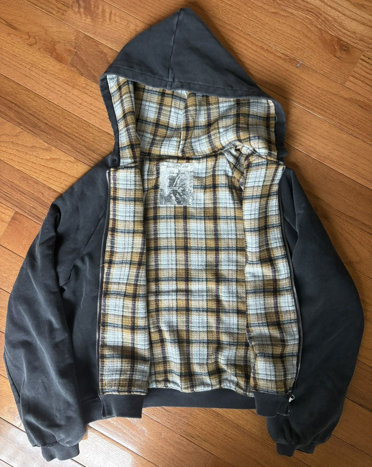 basketcase gallery Basketcase Gallery Hench Reversible Plaid Thermal Zip Up Size US S / EU 44-46 / 1 - 3 Thumbnail