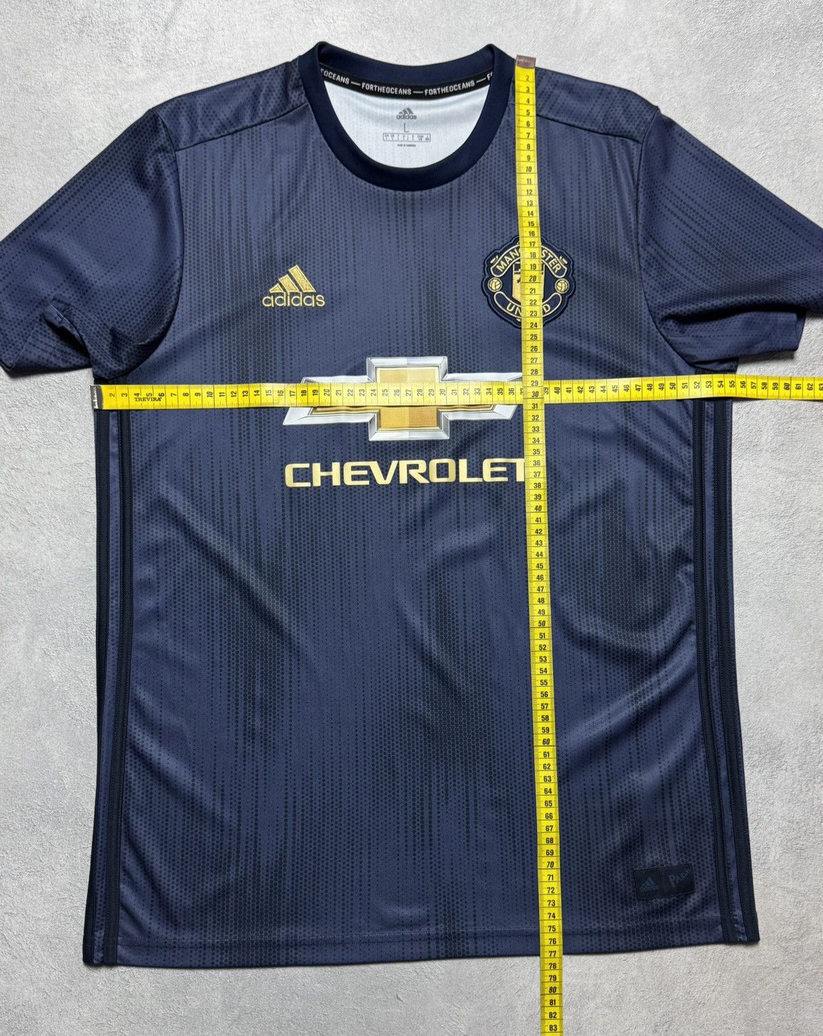Adidas Manchester United 2018 2019 Third Shirt Soccer Jersey Adidas Size US L / EU 52-54 / 3 - 13 Thumbnail