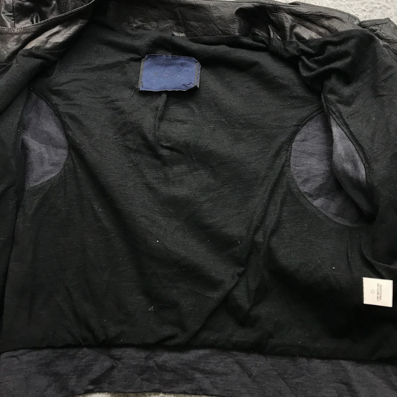 Other ALC Black Lamb Leather Moto Jacket Women Small 6 Black LR146 Size M / US 6-8 / IT 42-44 - 7 Thumbnail