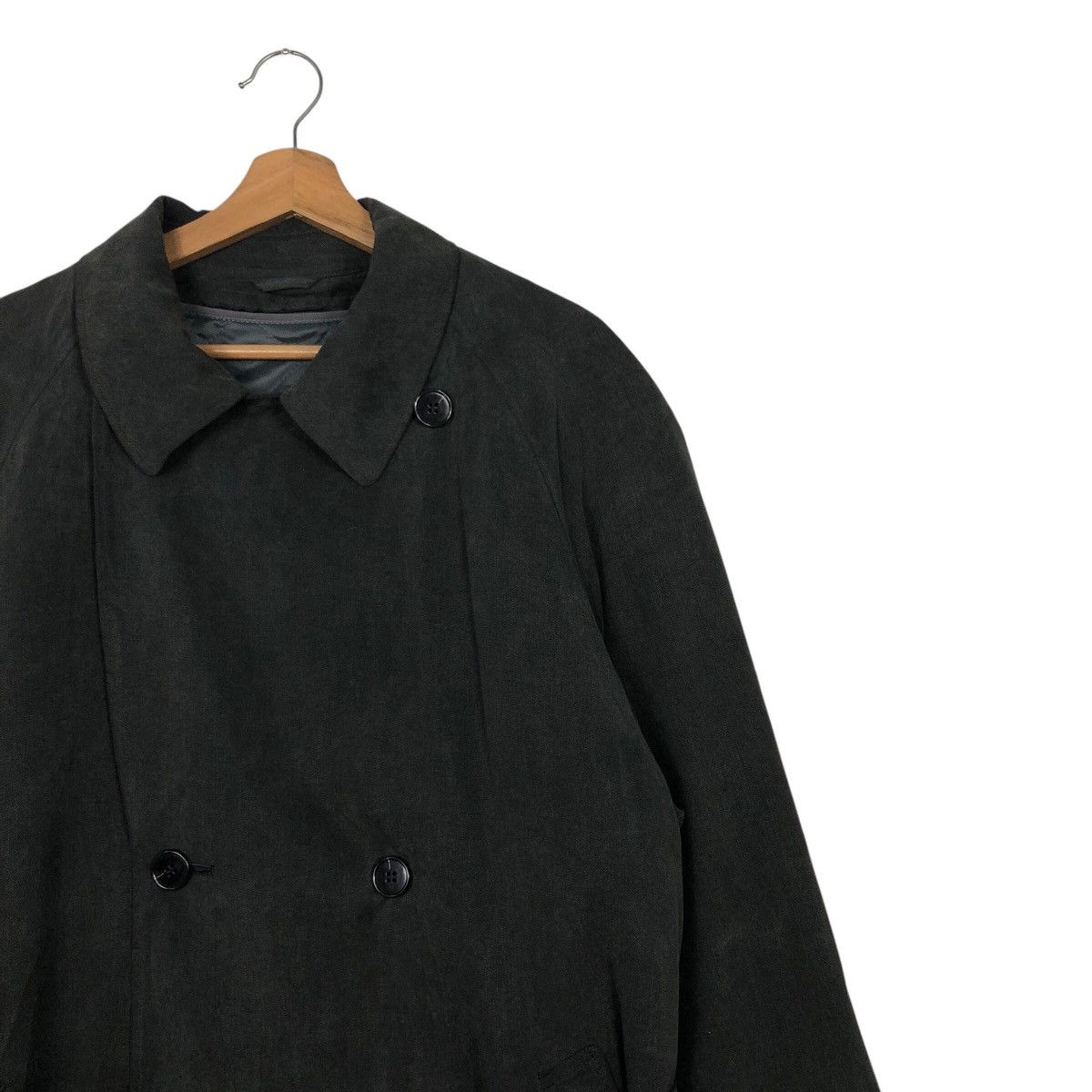 Japanese Brand 📌Vintage Long Jacket Rich Black Christian Aujard Homme Size US M / EU 48-50 / 2 - 8 Thumbnail