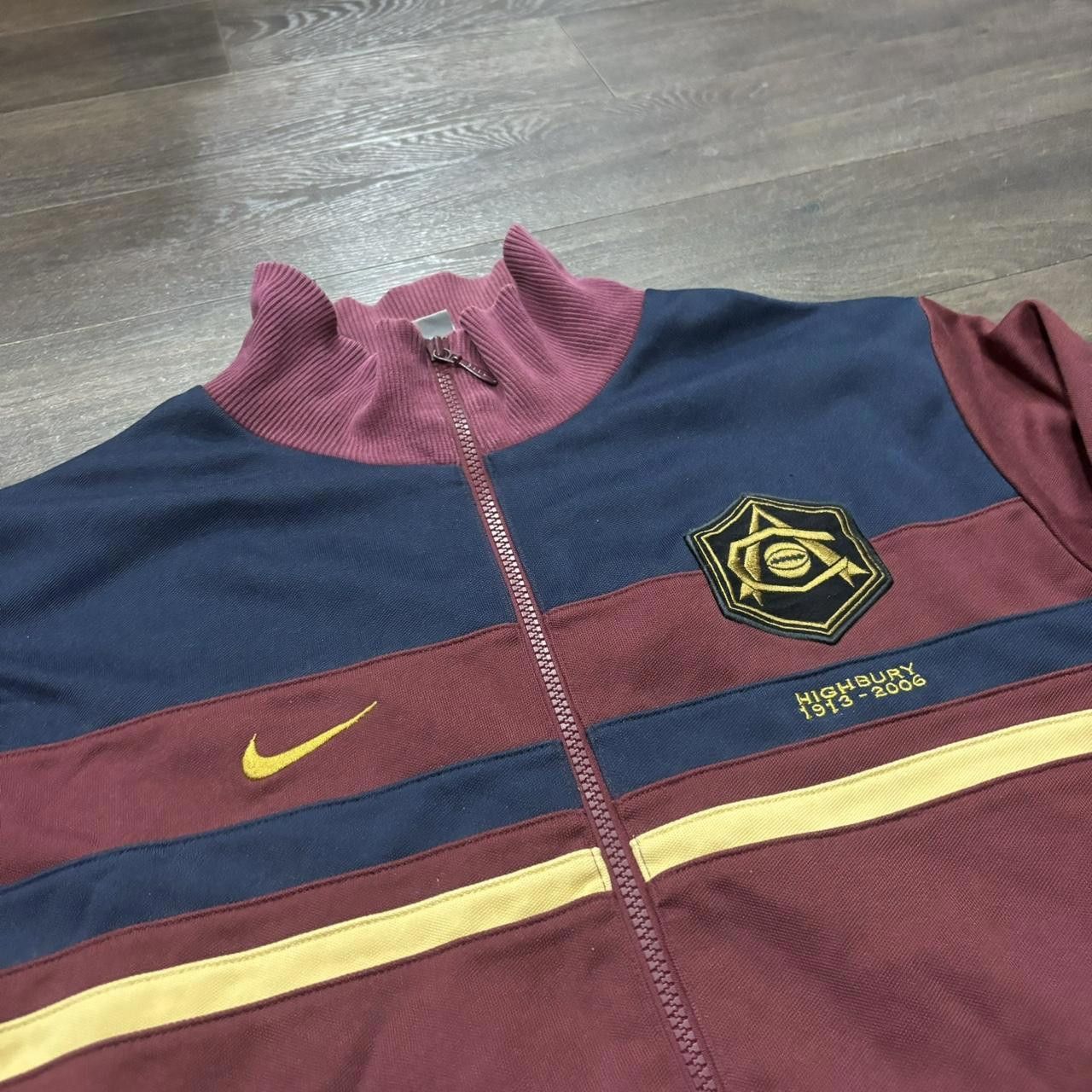 Nike vintage Nike arsenal highbury 1913-2006 track jacket 00S L Size US L / EU 52-54 / 3 - 1 Thumbnail