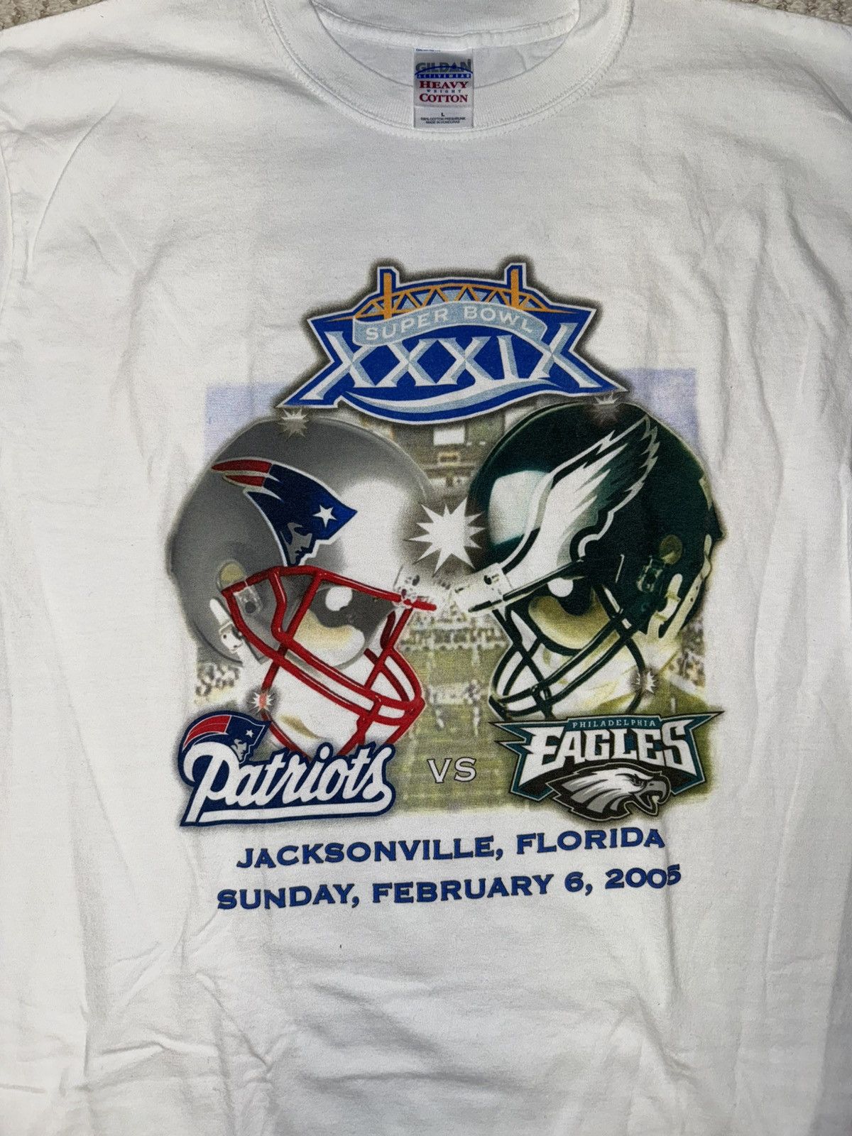 Gildan × Vintage VTG 2005 Super Bowl Tee Size US L / EU 52-54 / 3 - 2 Thumbnail