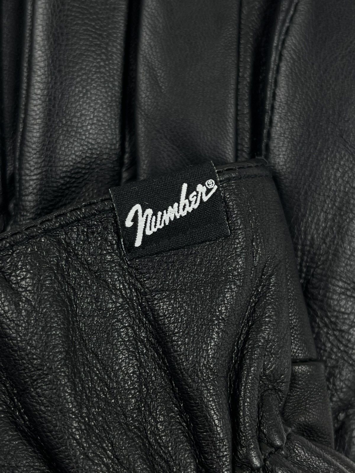 Number (N)ine Number (N)ine Faux Leather Furry Lined Gloves Size ONE SIZE - 3 Thumbnail