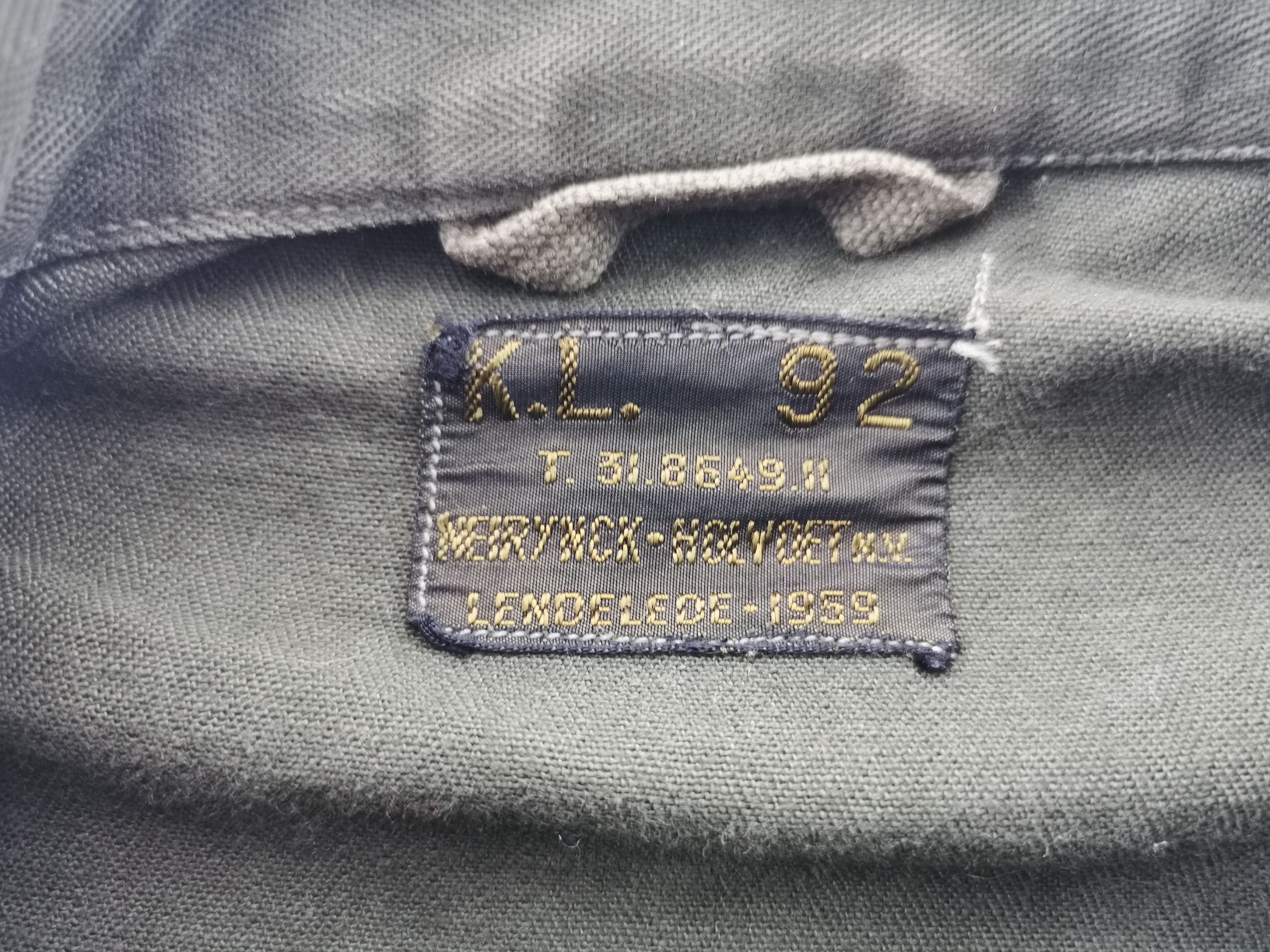 Vintage Vintage 80's Army OG Germany Neirynck Holvoet Uniform Size US M / EU 48-50 / 2 - 4 Thumbnail
