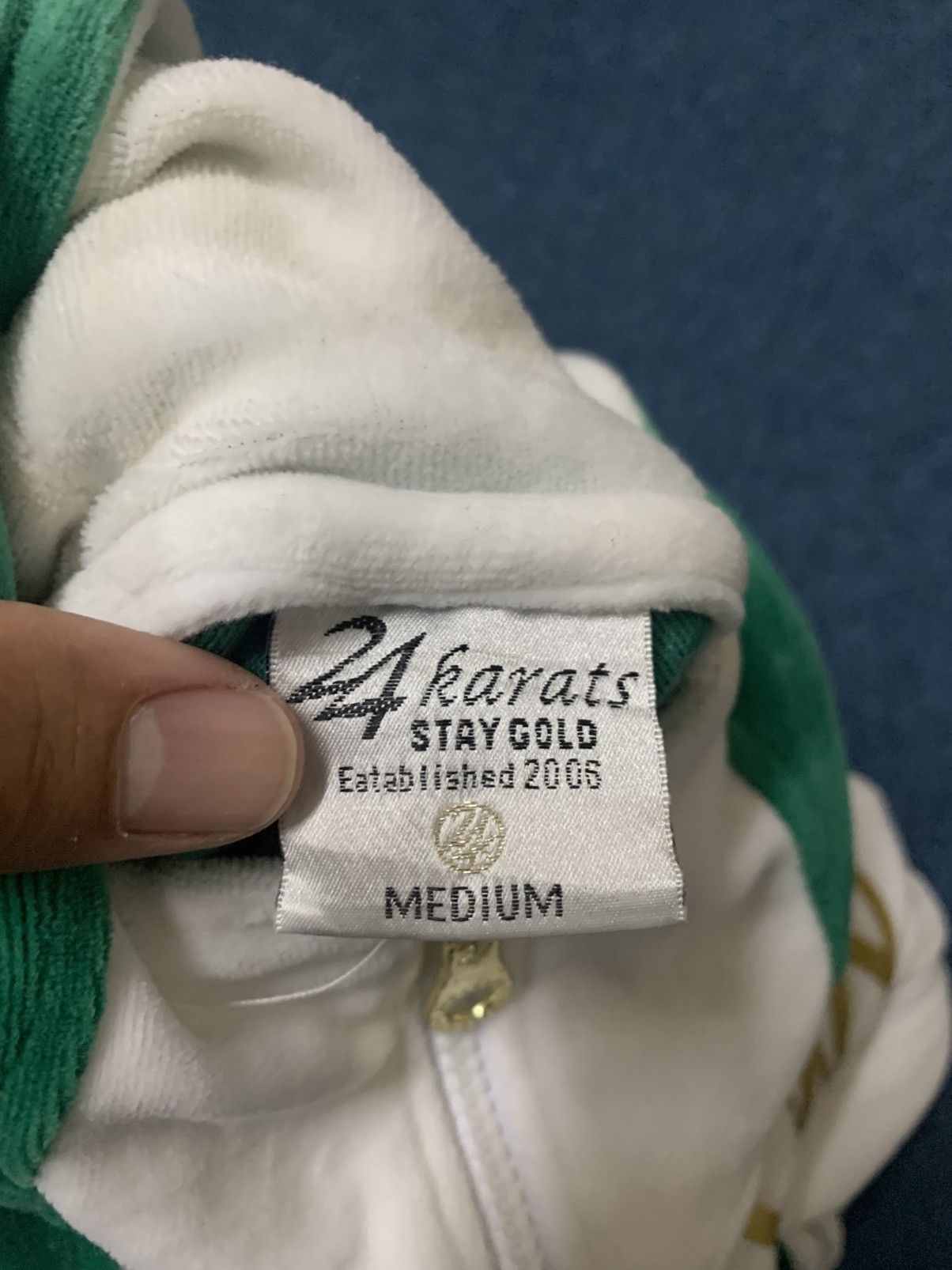 Japanese Brand LAST DROP#24 karats Exile Tribe Corduroy Zipper Hoodie Size US M / EU 48-50 / 2 - 3 Thumbnail