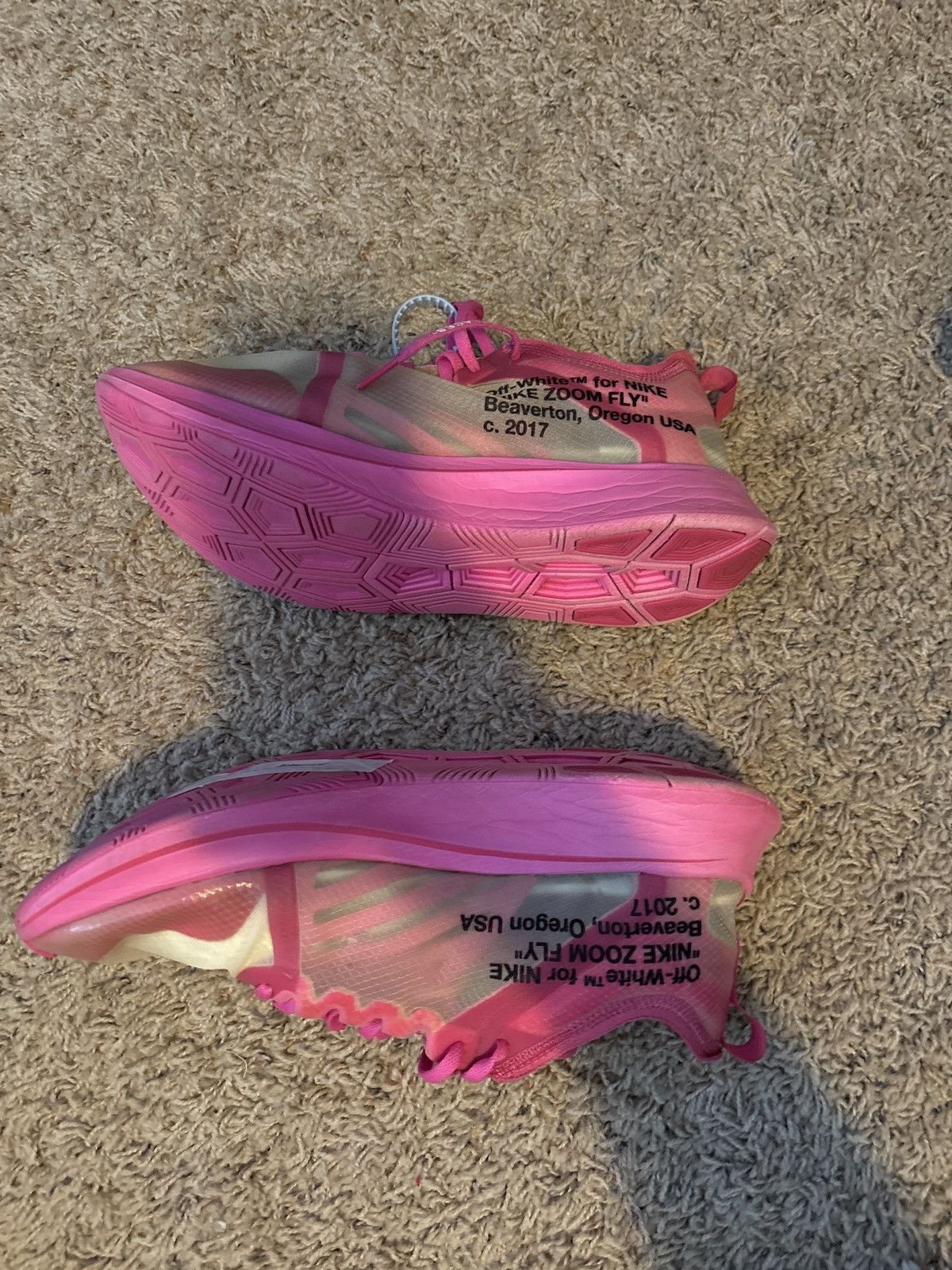 Nike × Off-White The 10 off white zoom fly Size US 9.5 / EU 42-43 - 6 Thumbnail