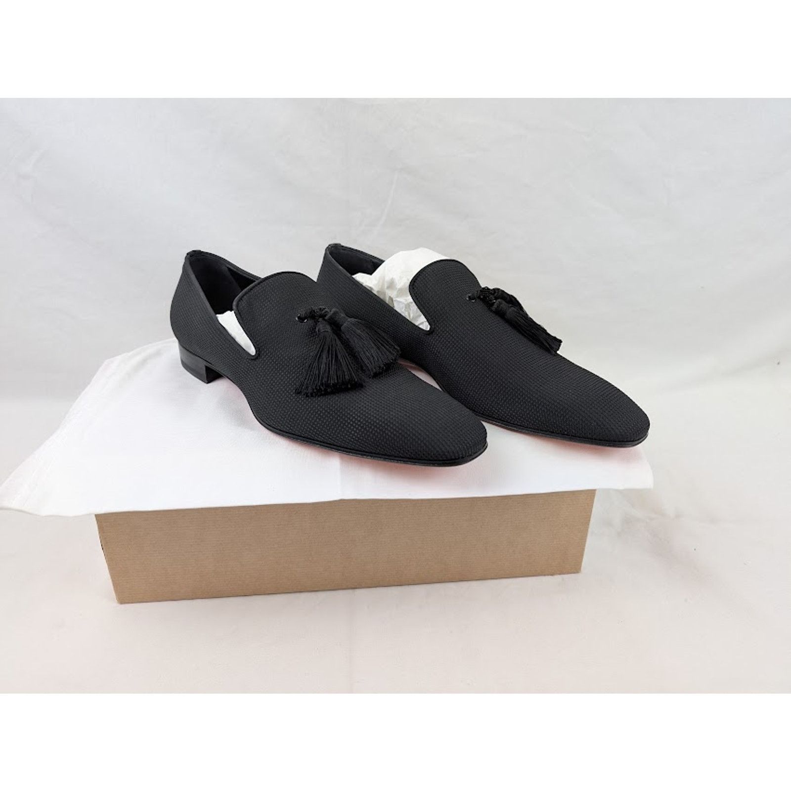 Christian Louboutin o1rshd1 Officialito Flat Shoes in Black Size US 13 / EU 46 - 13 Thumbnail