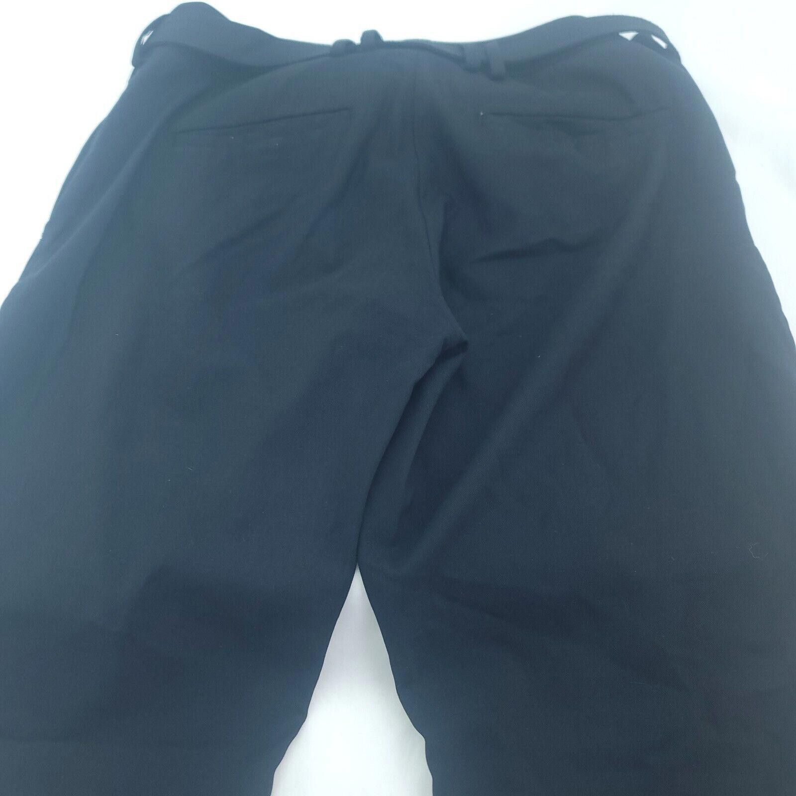 Vince Vince Women's Size 4 Black Dress Jogger Pants Belted Waist Size 27" / US 4 / IT 40 - 3 Thumbnail