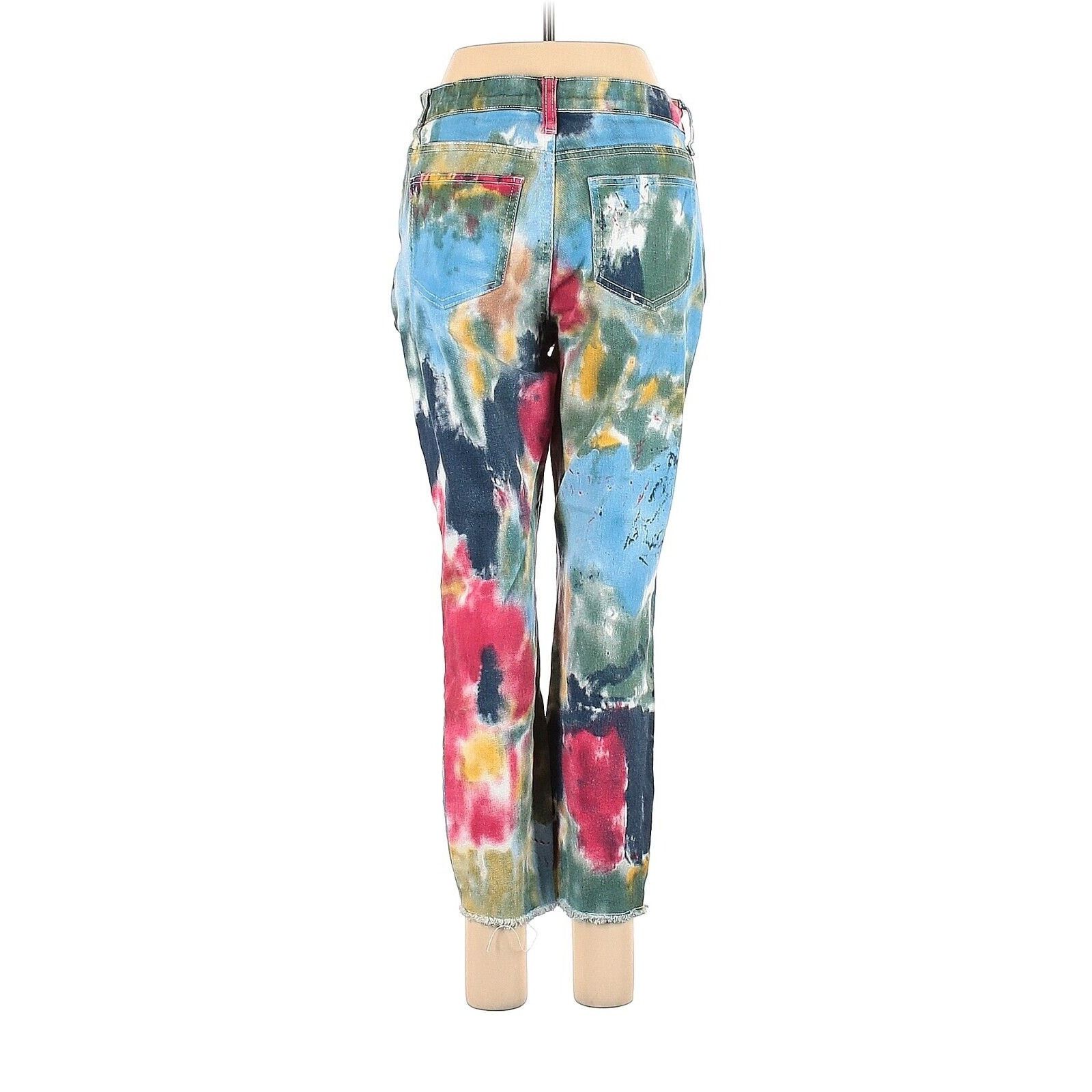 Other HYDRAULIC MURRAY TIE DYE SPLATTER CROPPED SKINNY JEANS SZ 8 Size 30" / US 8 / IT 44 - 2 Thumbnail