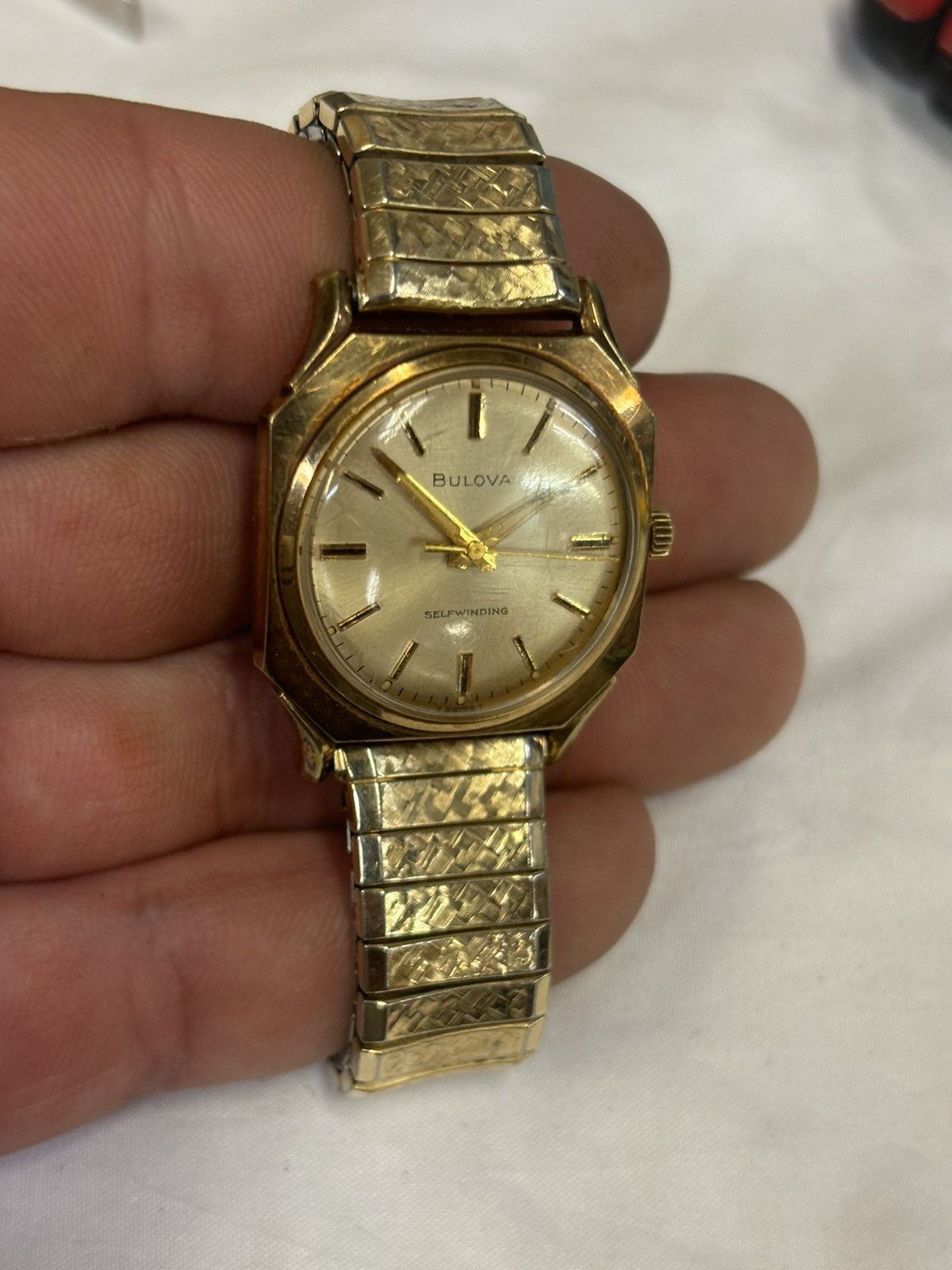 Bulova Vintage Bulova M6 Self Winding Gold Tone Men’s Watch It runs Size ONE SIZE - 2 Thumbnail