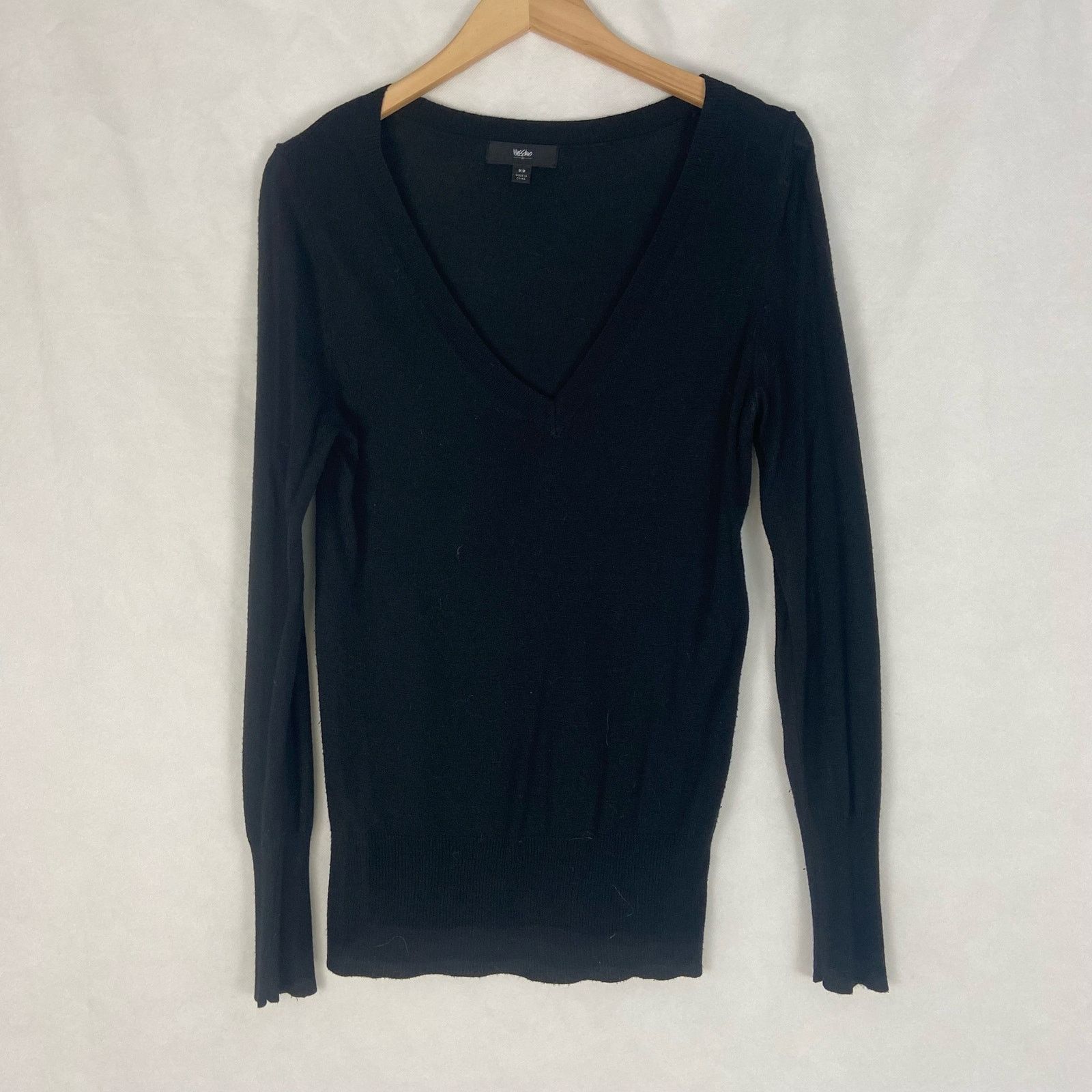 Mossimo Mossimo Women’s V Neck Long Sleeve Top Size Medium Size M / US 6-8 / IT 42-44 - 2 Thumbnail
