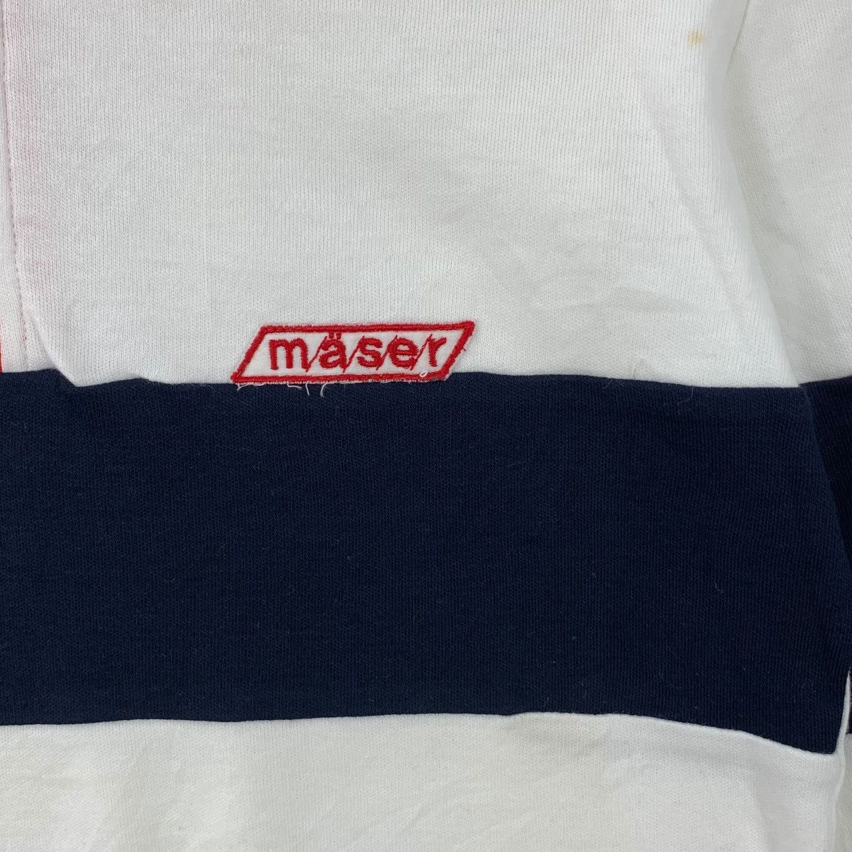 Vintage Vintage 80’ MASER AUSTRIA Half Zipper Sweatshirt Tee Shirt Size XXS / US 00 / IT 34 - 4 Thumbnail