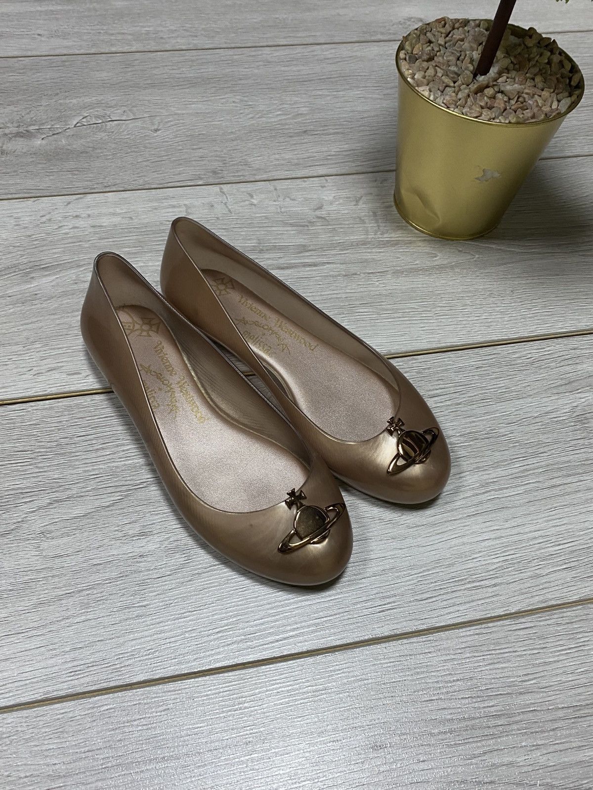 Vivienne Westwood Vivienne Westwood x Melissa ballet flats big gold Orb Size US 6 / IT 36 - 1 Thumbnail