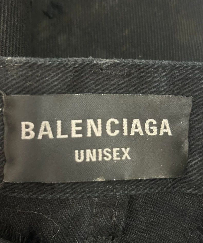 Balenciaga Balenciaga size S Super vandalism mud dyed black jeans Size US 27 - 6 Thumbnail