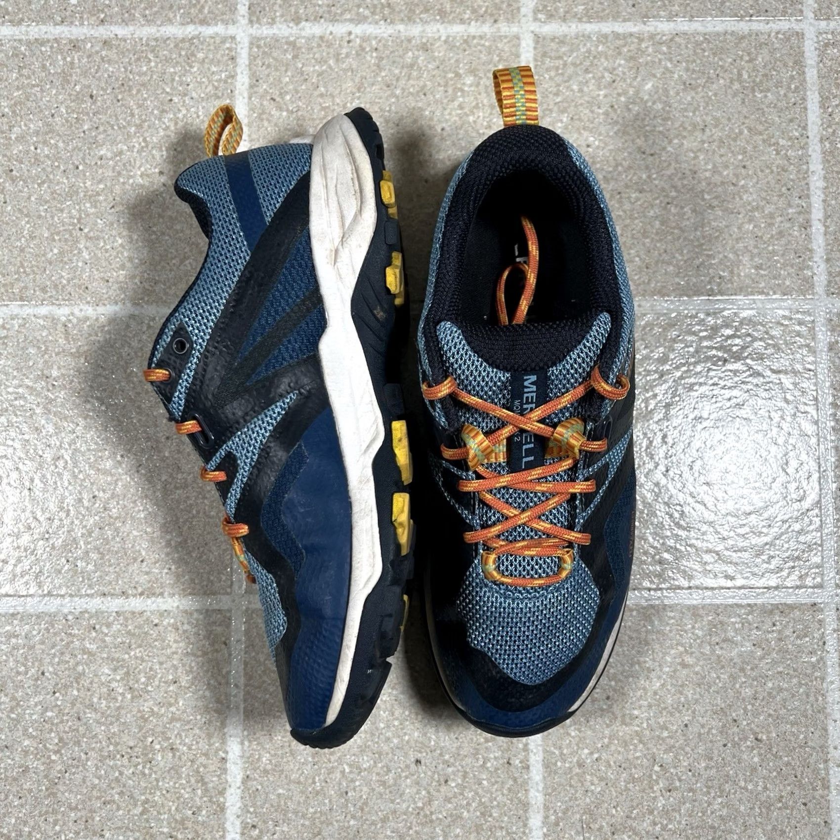 Merrell Merrell MQM Flex Connect Hiking Sneakers Mens 8.5 Blue Orange J036313 Size US 9 / EU 42 - 4 Thumbnail
