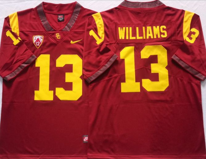 Men's Men's Caleb Williams #13 USC Trojans Football Jersey
