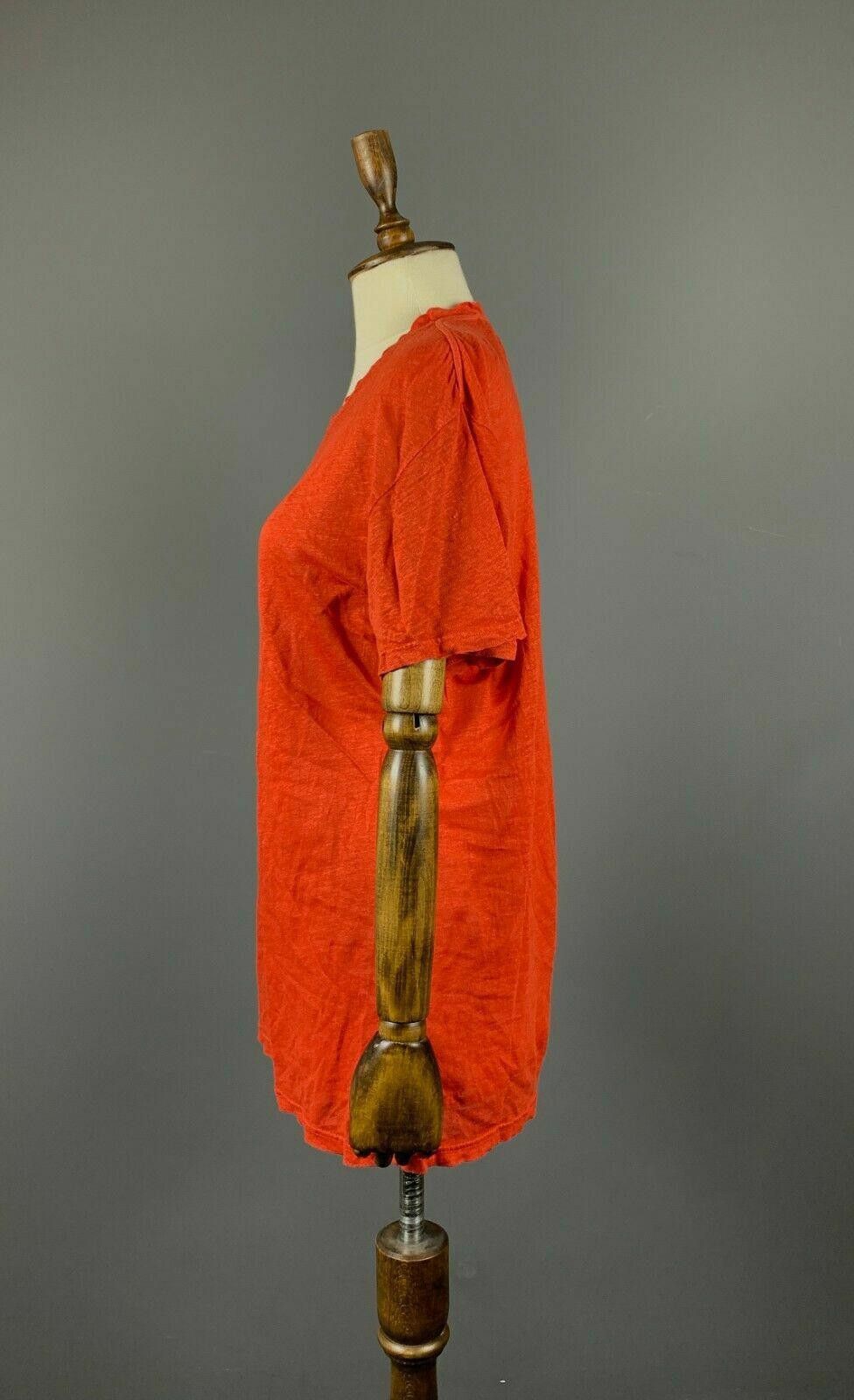 Iro Iro Paris Orange Short Sleeve 100% Oversized T-Shirt Size L Size L / US 10 / IT 46 - 4 Thumbnail