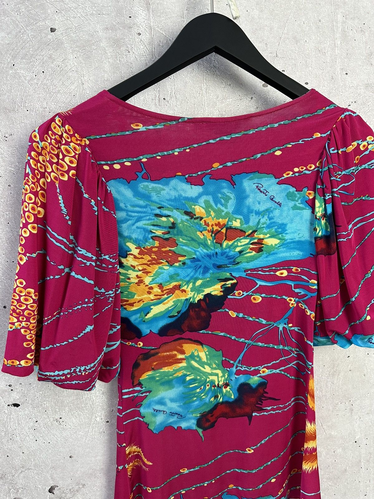 Roberto Cavalli Vintage Roberto Cavalli Printed Viscose Blouse Size S / US 4 / IT 40 - 8 Thumbnail