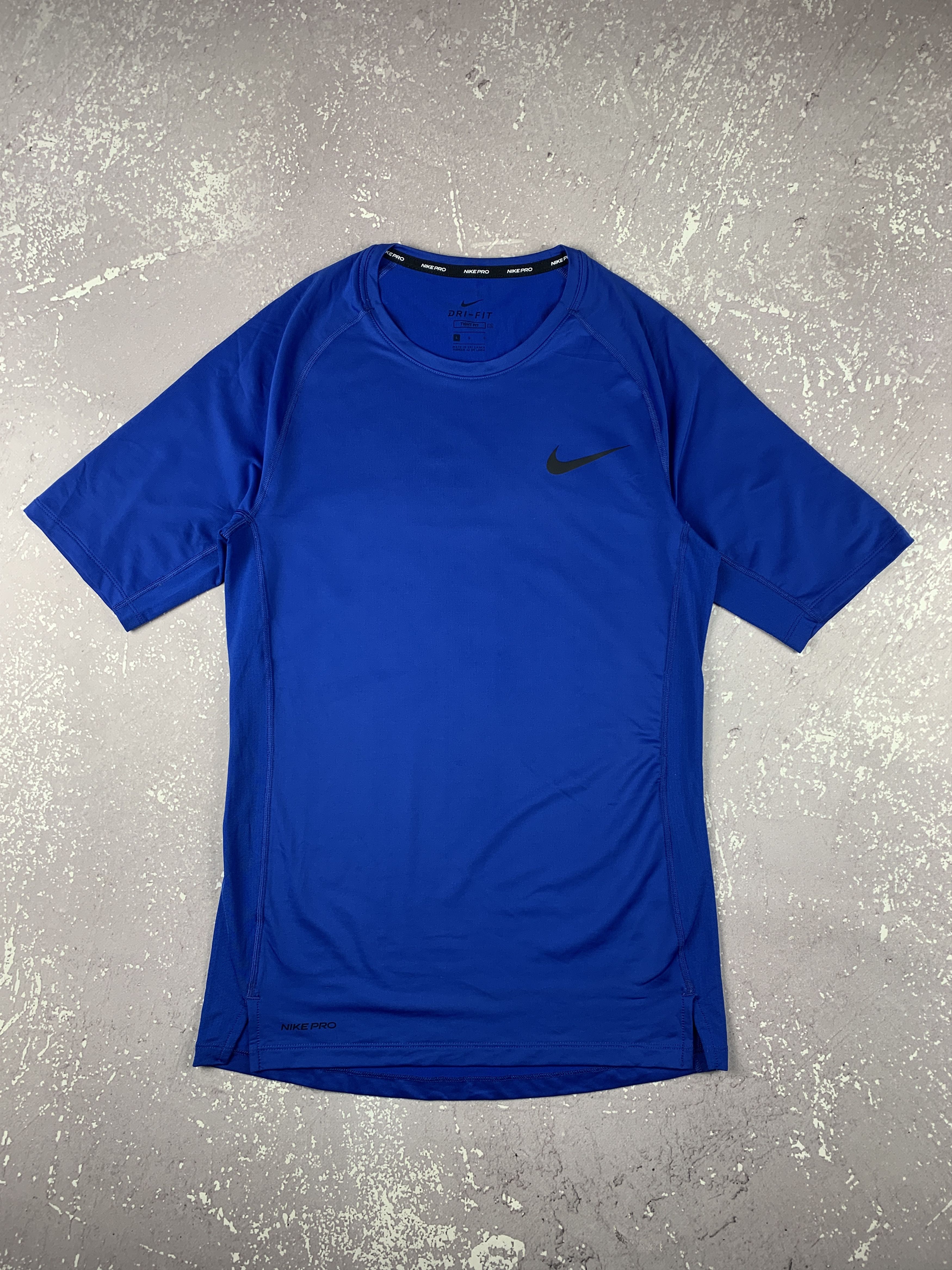 Nike Nike Pro combat Tight fit Blue Compression T Shirt Size US L / EU 52-54 / 3 - 1 Thumbnail