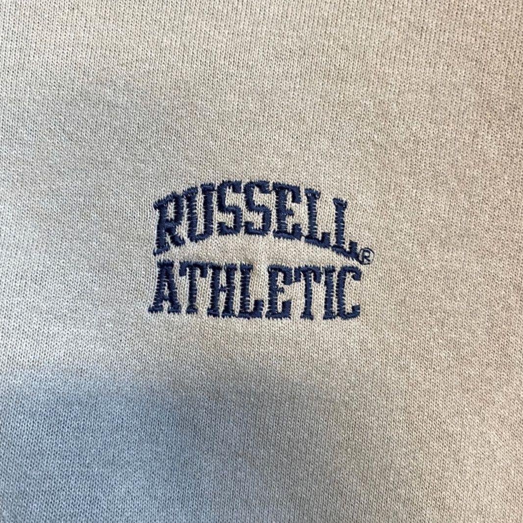 Russell Athletic VINTAGE Russell Athletic Men's Crewneck Sweatshirt Gray 2XL 90s Pullover Rathletic 2X-Large Gray Mens Size US XXL / EU 58 / 5 - 2 Thumbnail
