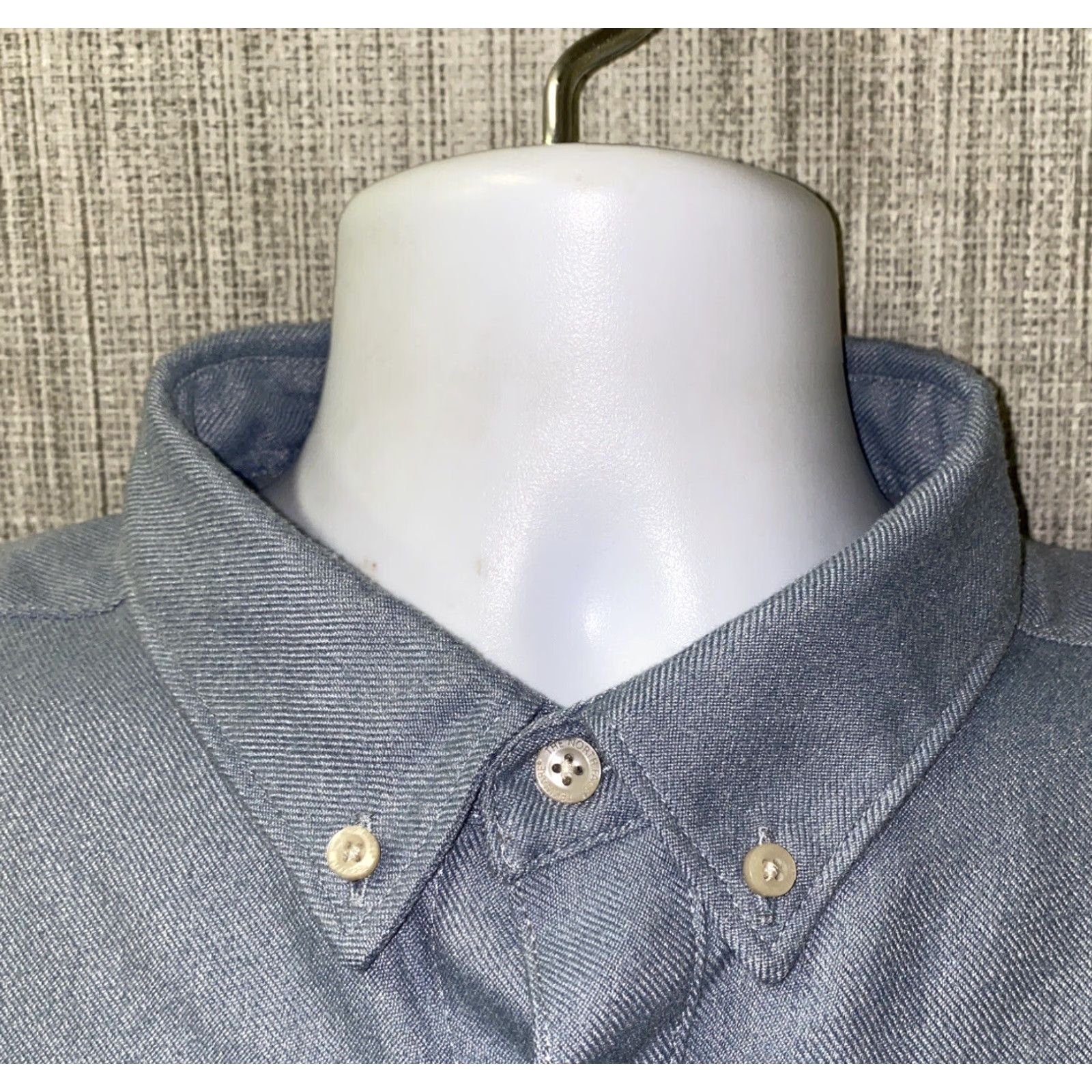 The North Face The North Face Mens Blue Long Sleeve Button Front Shirt M Regular Button-Up Collared Shirt Size US M / EU 48-50 / 2 - 3 Thumbnail