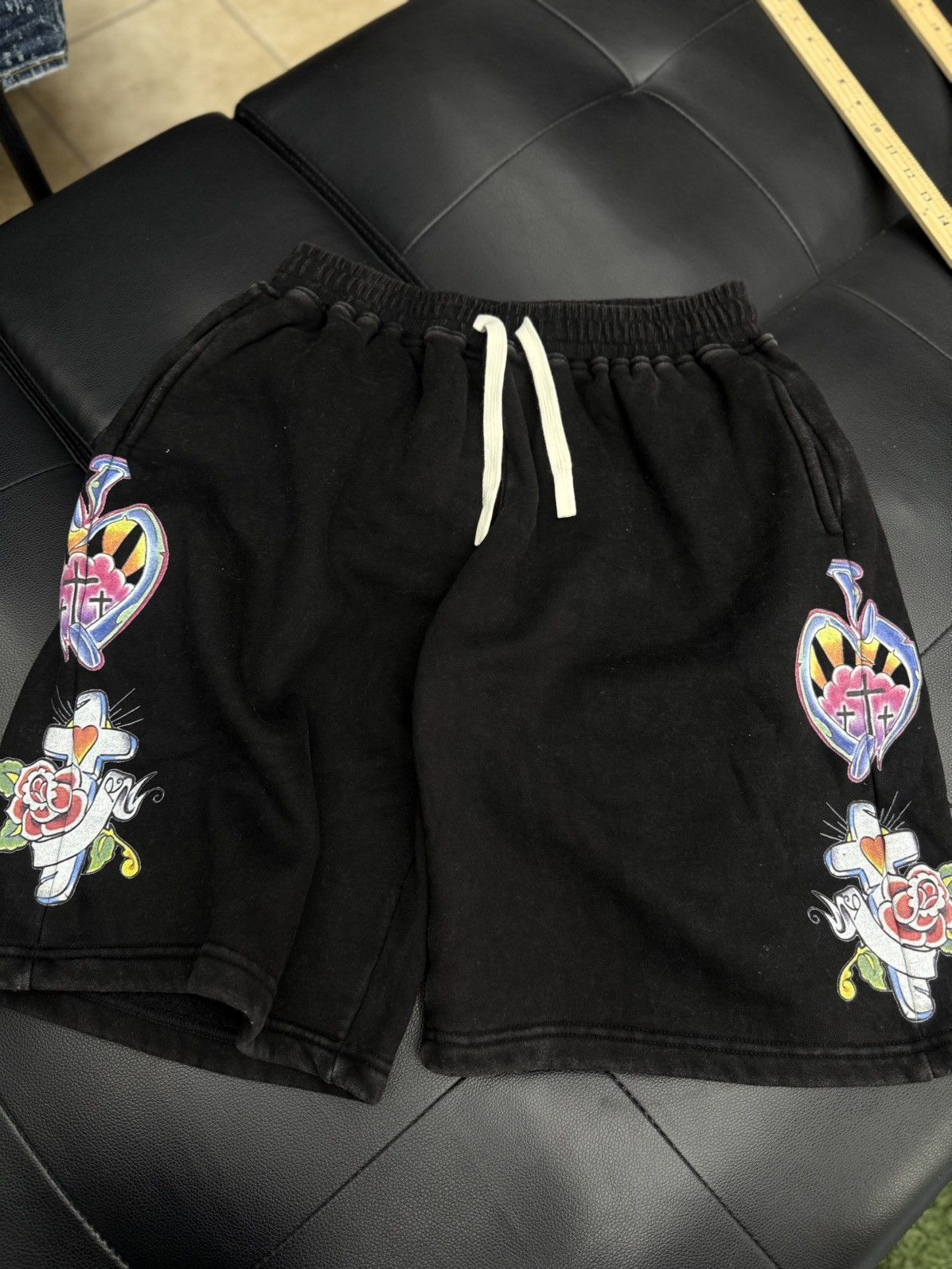 Other We Are Righteous Black Cotton Shorts Size Medium (NEW) Size US 30 / EU 46 - 4 Thumbnail
