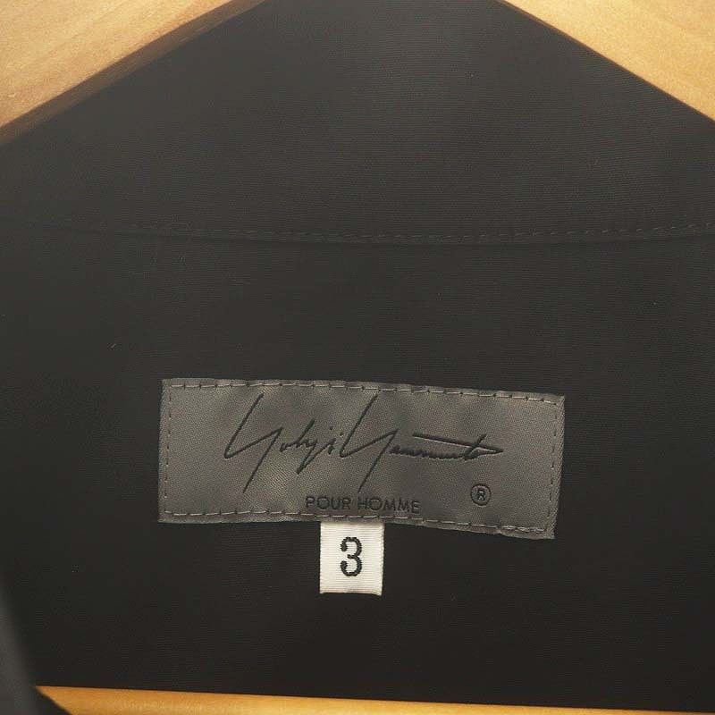 Yohji Yamamoto Yohji Yamamoto Pour Homme 23SS Stand Collar Pleated Shirt Size US L / EU 52-54 / 3 - 6 Thumbnail