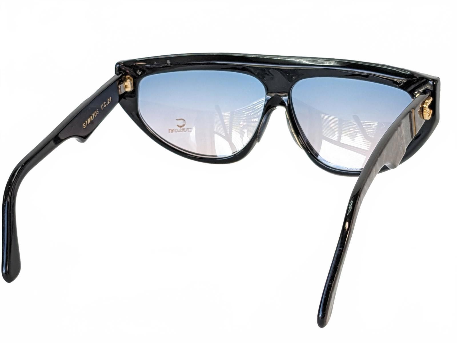 Other Claudia Carlotti France Stratos CC21 Snake Sunglasses Black Size ONE SIZE - 12 Thumbnail