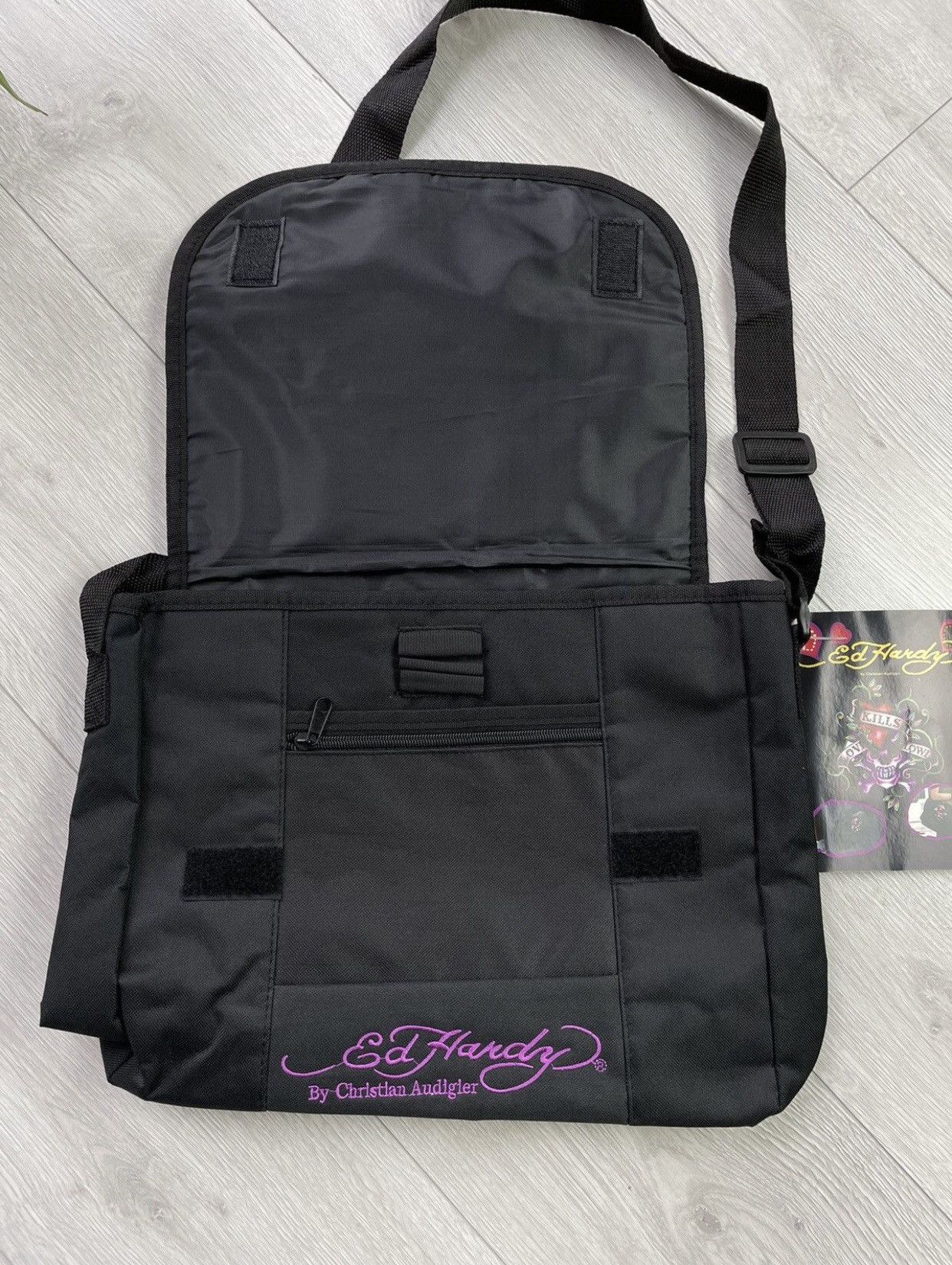 Christian Audigier × Ed Hardy × Vintage 🔥Ed Hardy bag vintage nwt messenger Size ONE SIZE - 4 Thumbnail