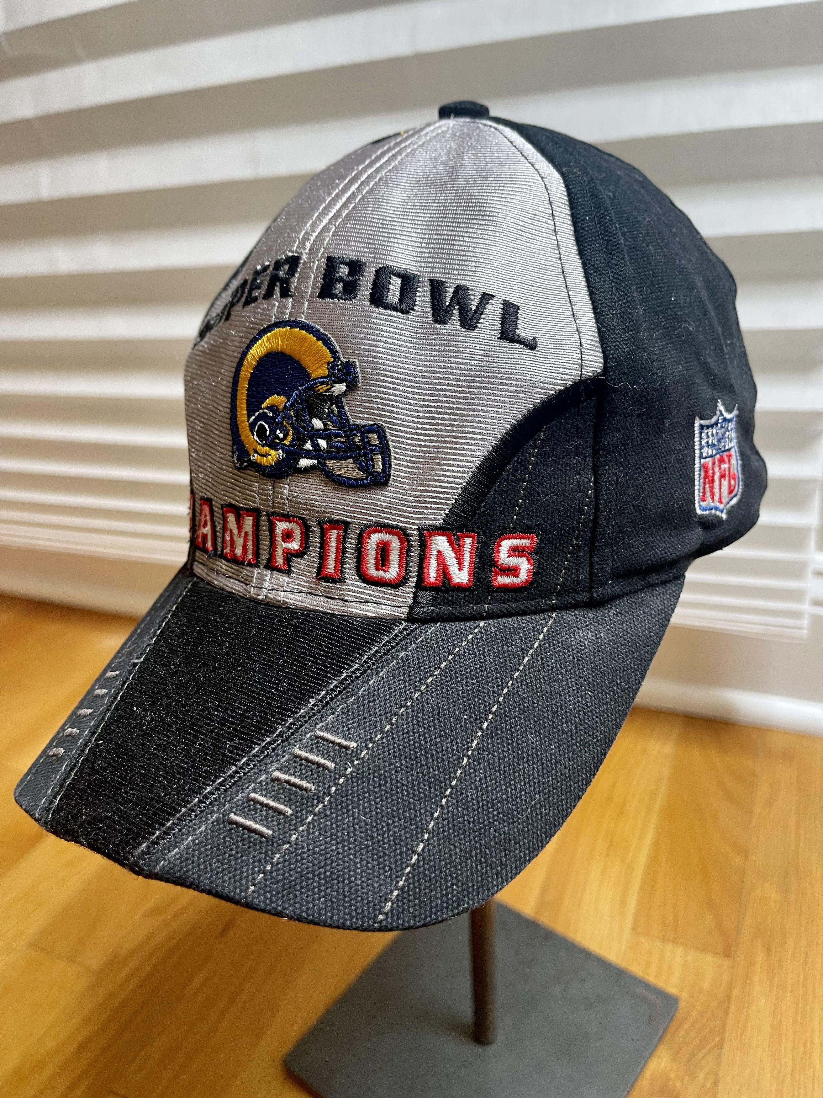 NFL × Puma × Vintage 2000 St Louis Rams Super Bowl Champions Vintage Hat Size ONE SIZE - 9 Thumbnail