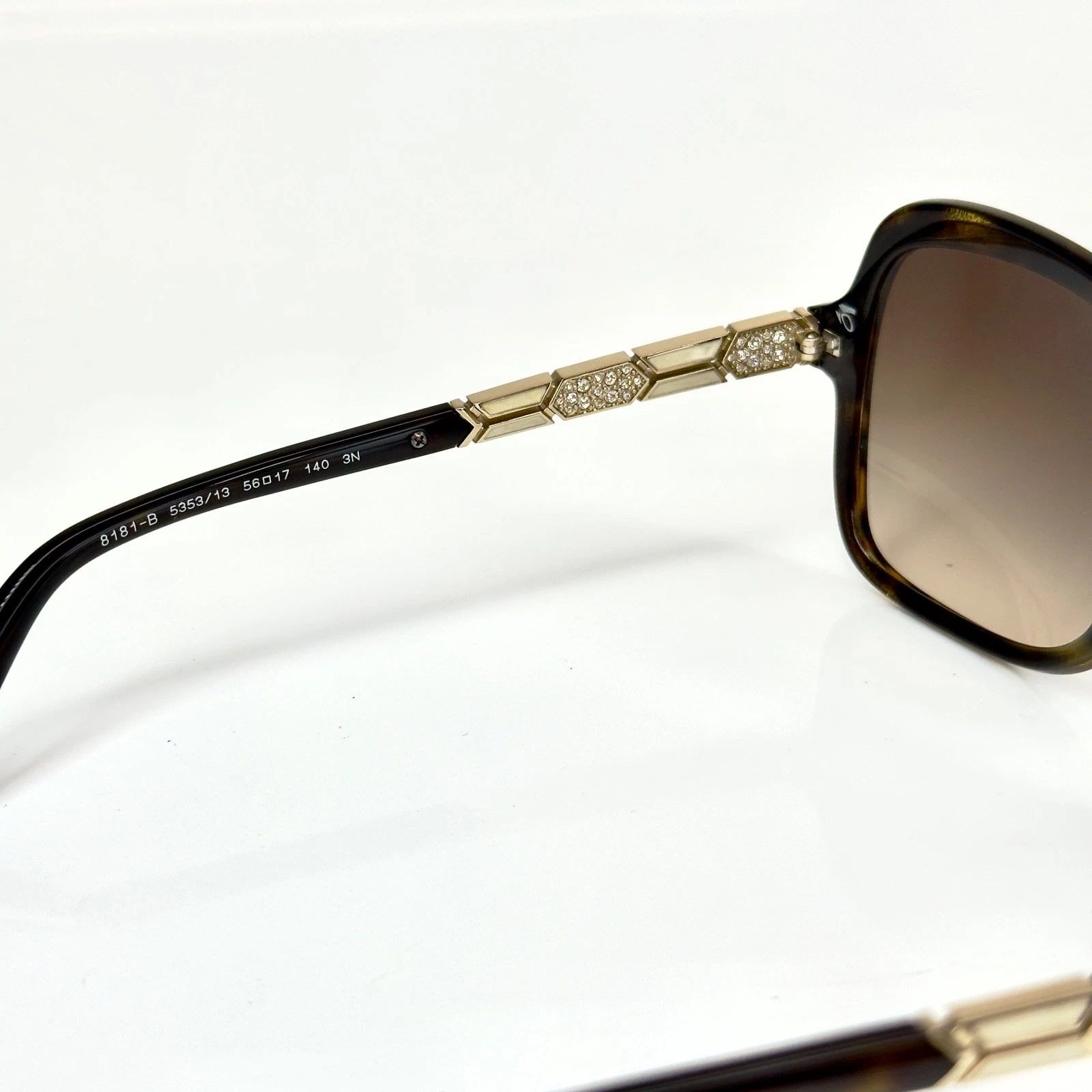 Bvlgari BULGARI BV8181B 8181 Serpenti Brown Havana Sunglasses Size ONE SIZE - 4 Thumbnail