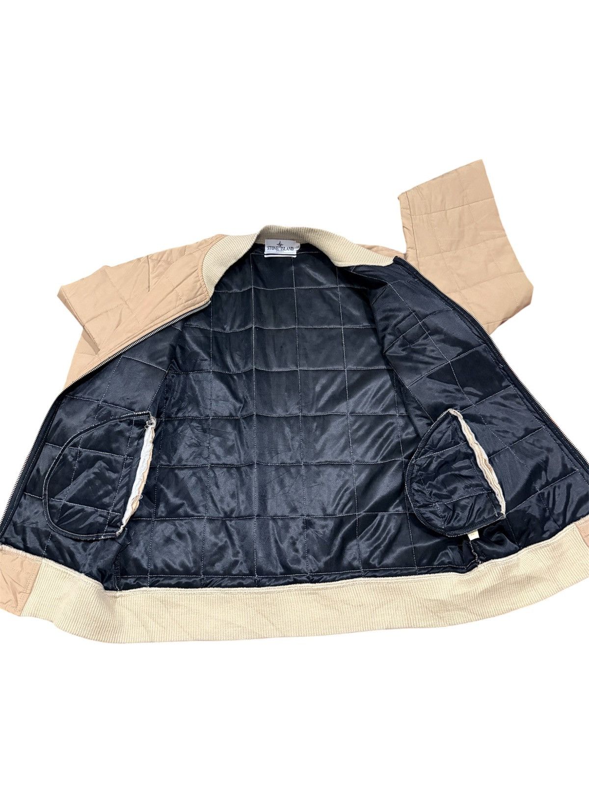 Stone Island Vintage Stone Island Quilted Bomber Jacket Size US L / EU 52-54 / 3 - 3 Thumbnail