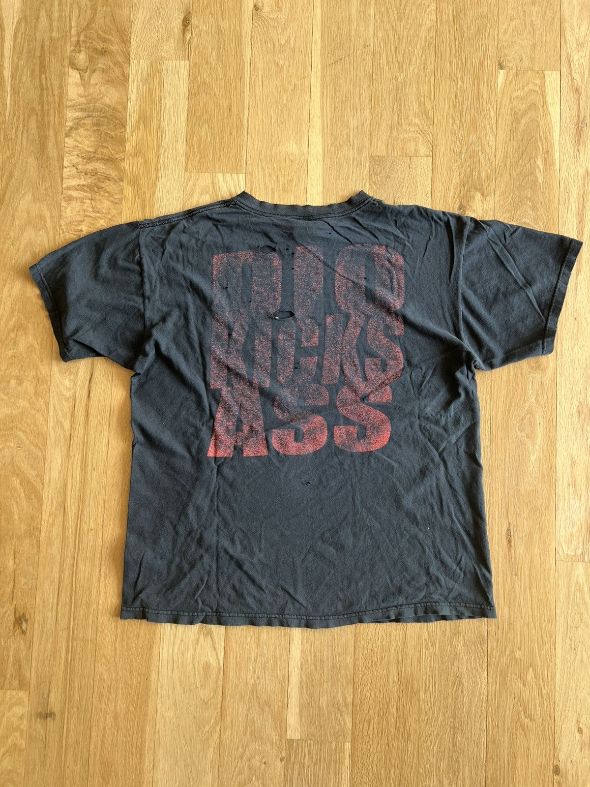 Vintage Black Dio kick ass vintage band tee Size US L / EU 52-54 / 3 - 4 Thumbnail