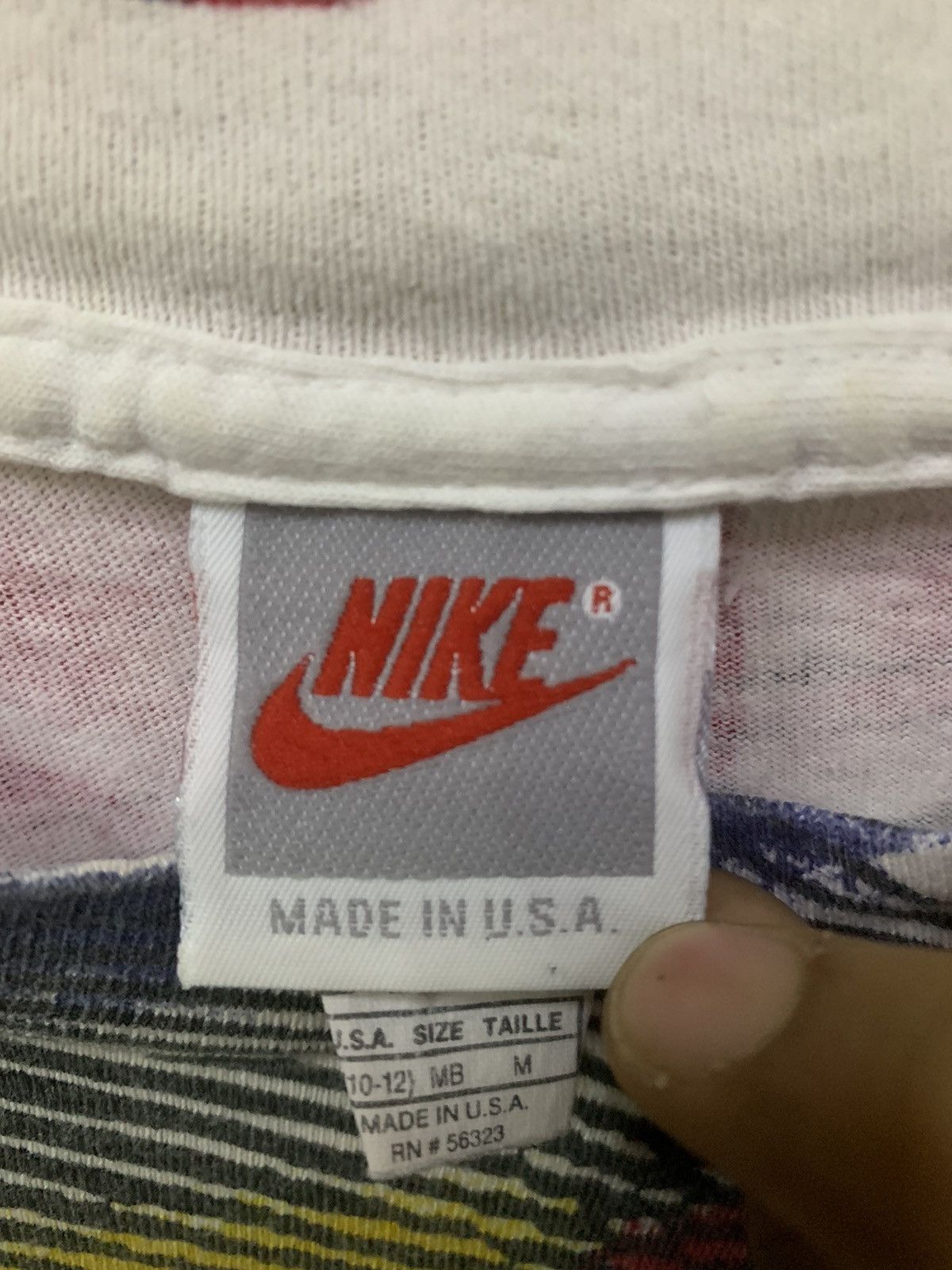 Nike Vintage 80-90’s Very Rare Nike Baseball Player Fullprint Tee Size US S / EU 44-46 / 1 - 7 Thumbnail
