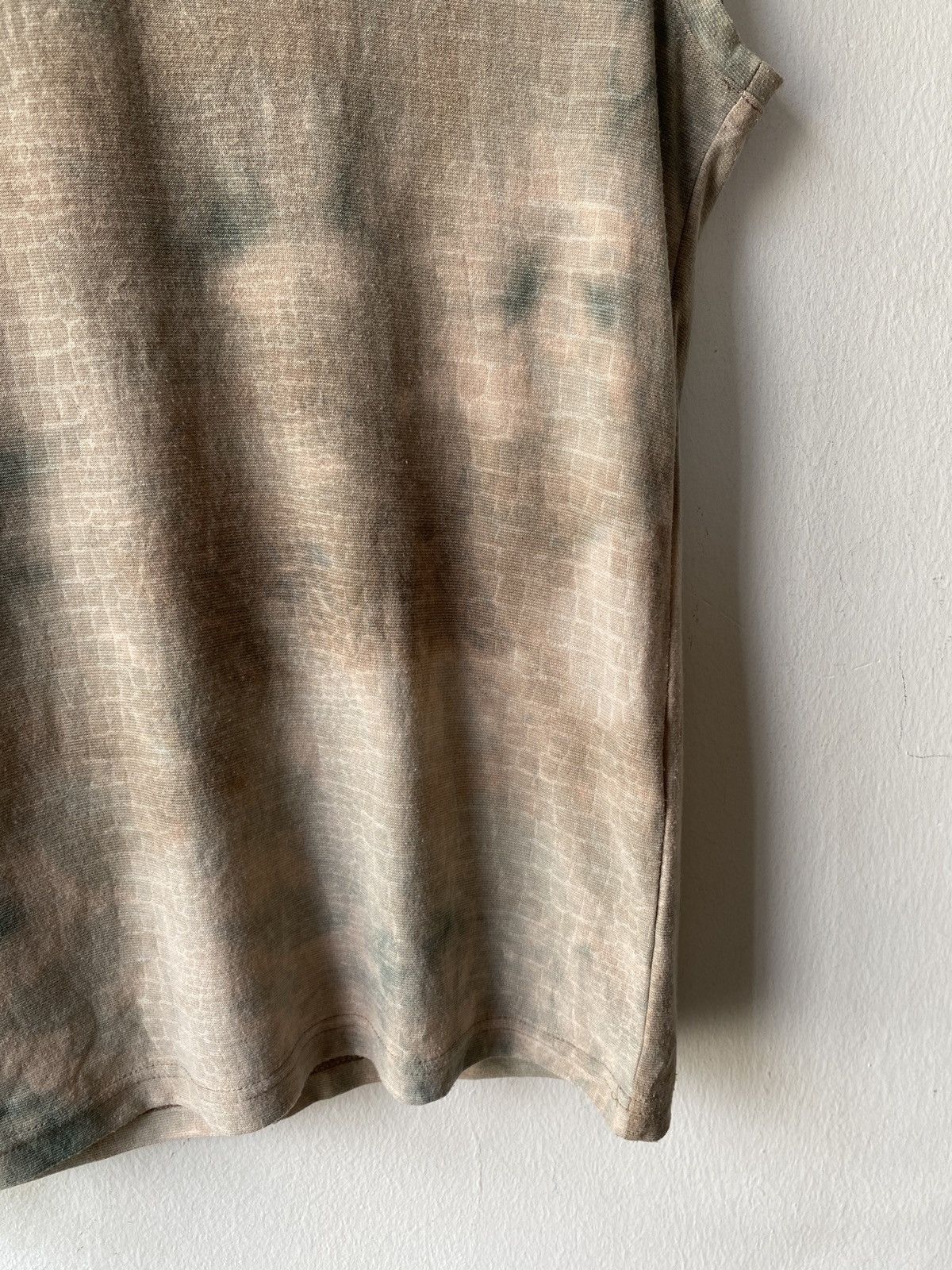 Japanese Brand 1990s - Tornado Mart Japan Ices Dyed Sleeveless Tee Size US S / EU 44-46 / 1 - 7 Thumbnail
