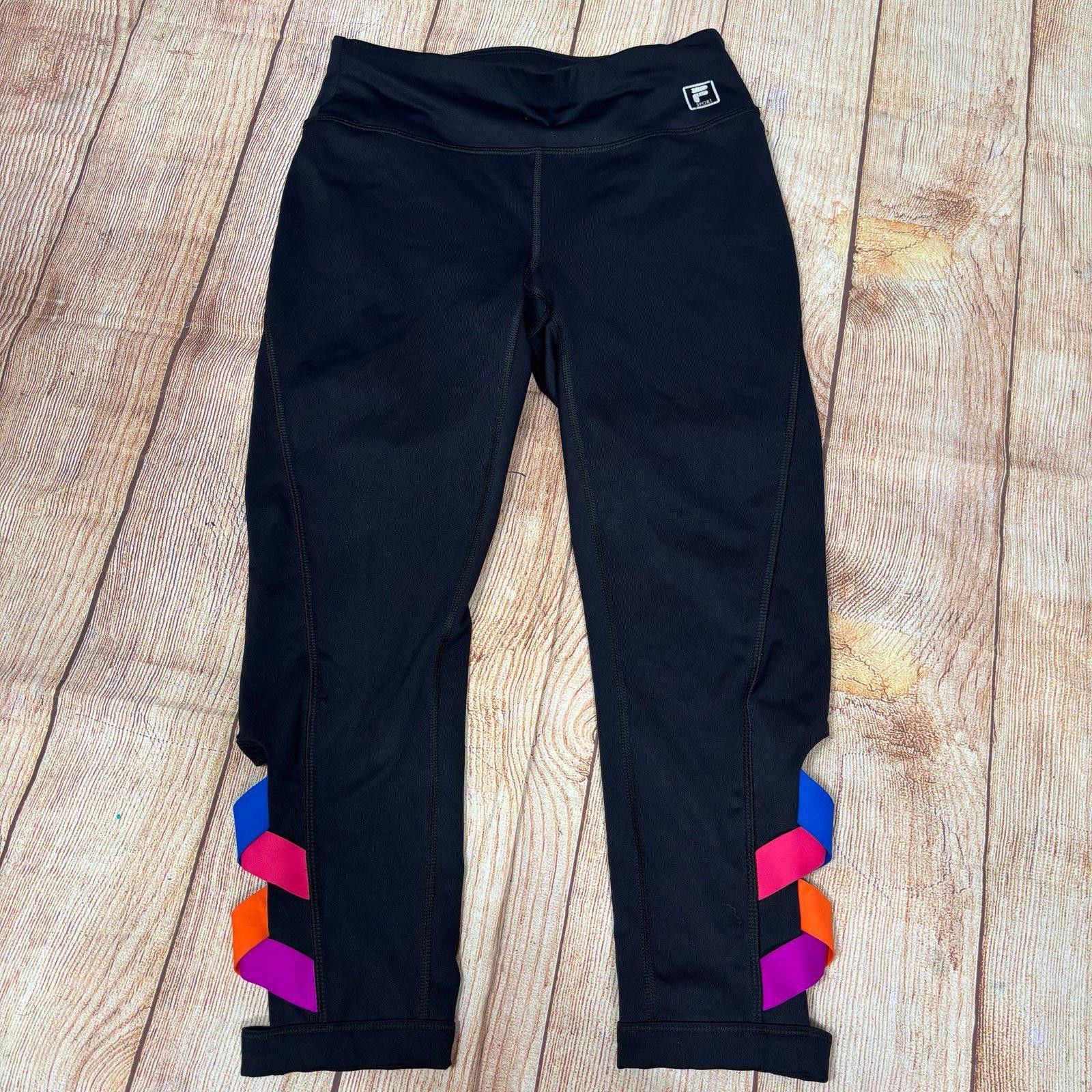 Fila FILA Sport Women's Leggings with Colorful Sides Size XS Size 26" / US 2 / IT 38 - 1 Thumbnail