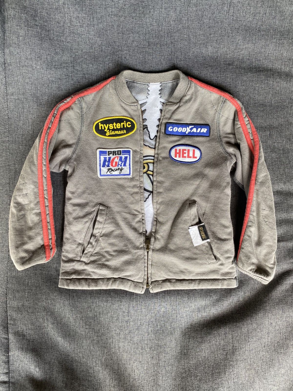 Hysteric Glamour Hysteric Mini Skeleton Bomber Jacket Size US XXS / EU 40 - 13 Thumbnail