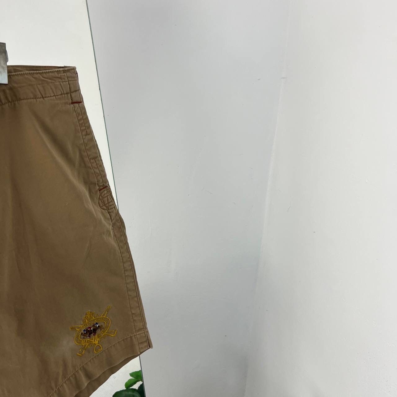 Vintage Vintage Y2K Polo Ralph Lauren Big Logo Chino Shorts Size US 42 / EU 58 - 3 Thumbnail