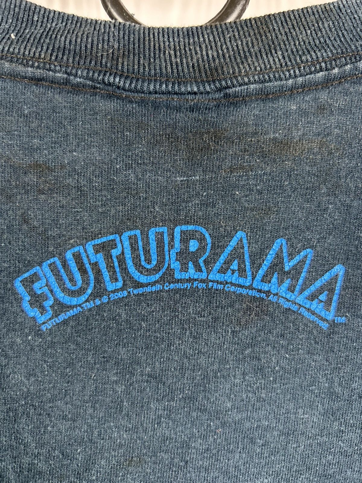 Cartoon Network Vintage 2008 Futurama Bender “Bite My Shiny Metal Ass” M Size US M / EU 48-50 / 2 - 11 Thumbnail