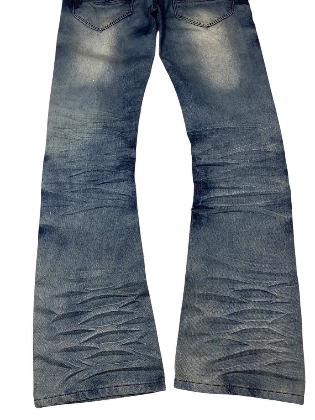 Le Grande Bleu (L.G.B.) 2000's Black Crown Clawmark Flared Jeans Size US 29 - 6 Thumbnail