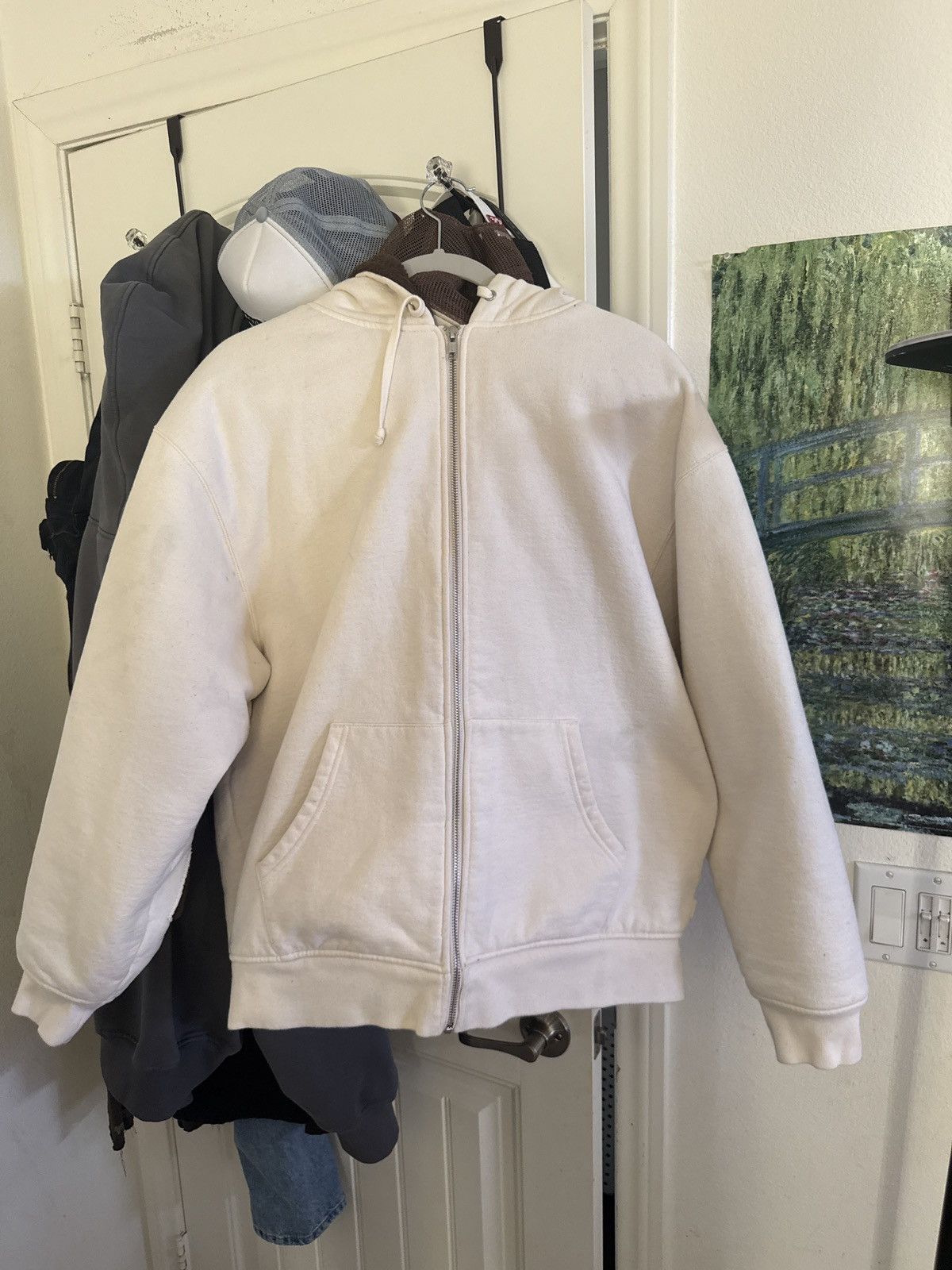 Supreme Supreme faux fur lined zip up hooded sweatshirt Size US L / EU 52-54 / 3 - 2 Thumbnail