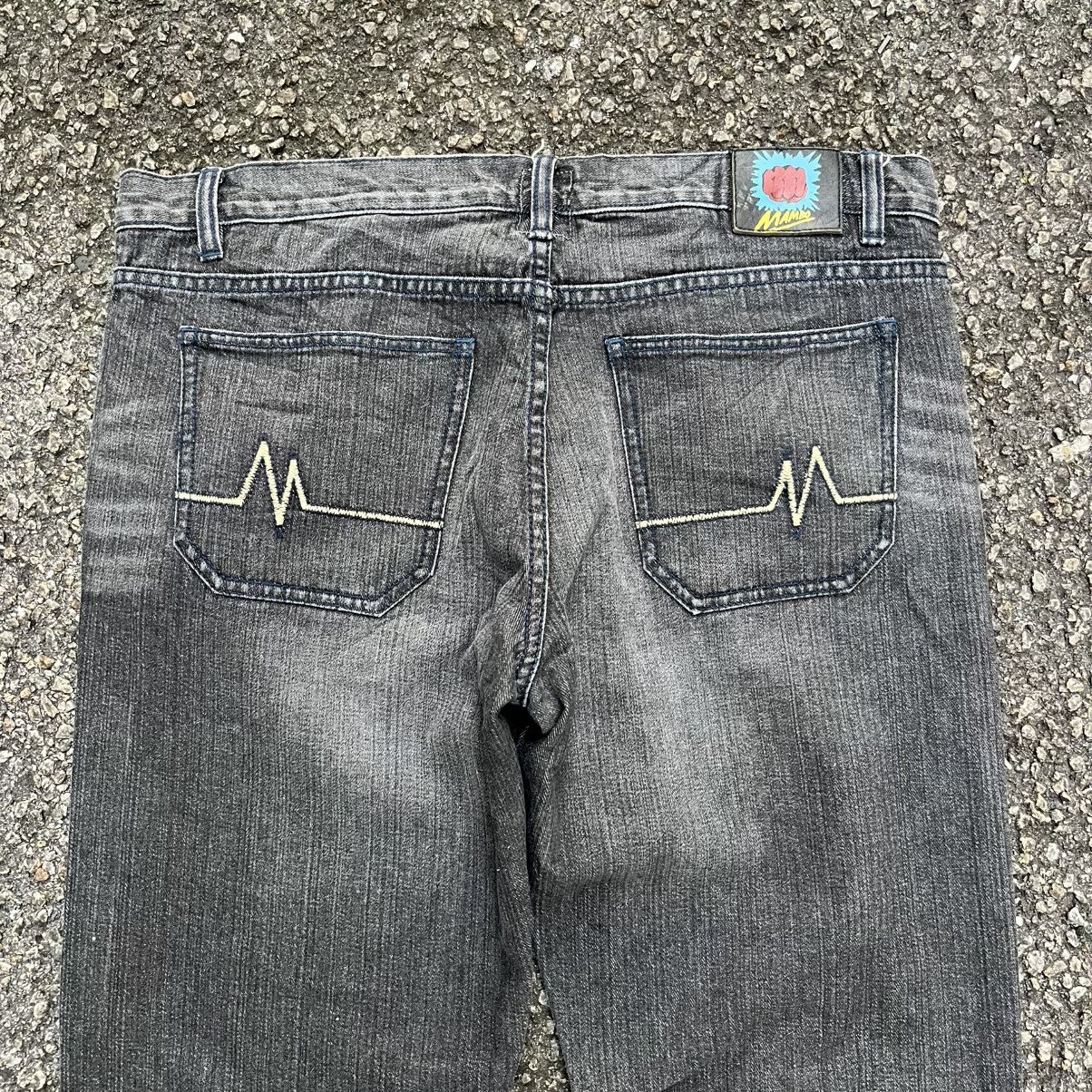 Mambo Vintage Mambo Faded Black Jeans Size US 36 / EU 52 - 11 Thumbnail