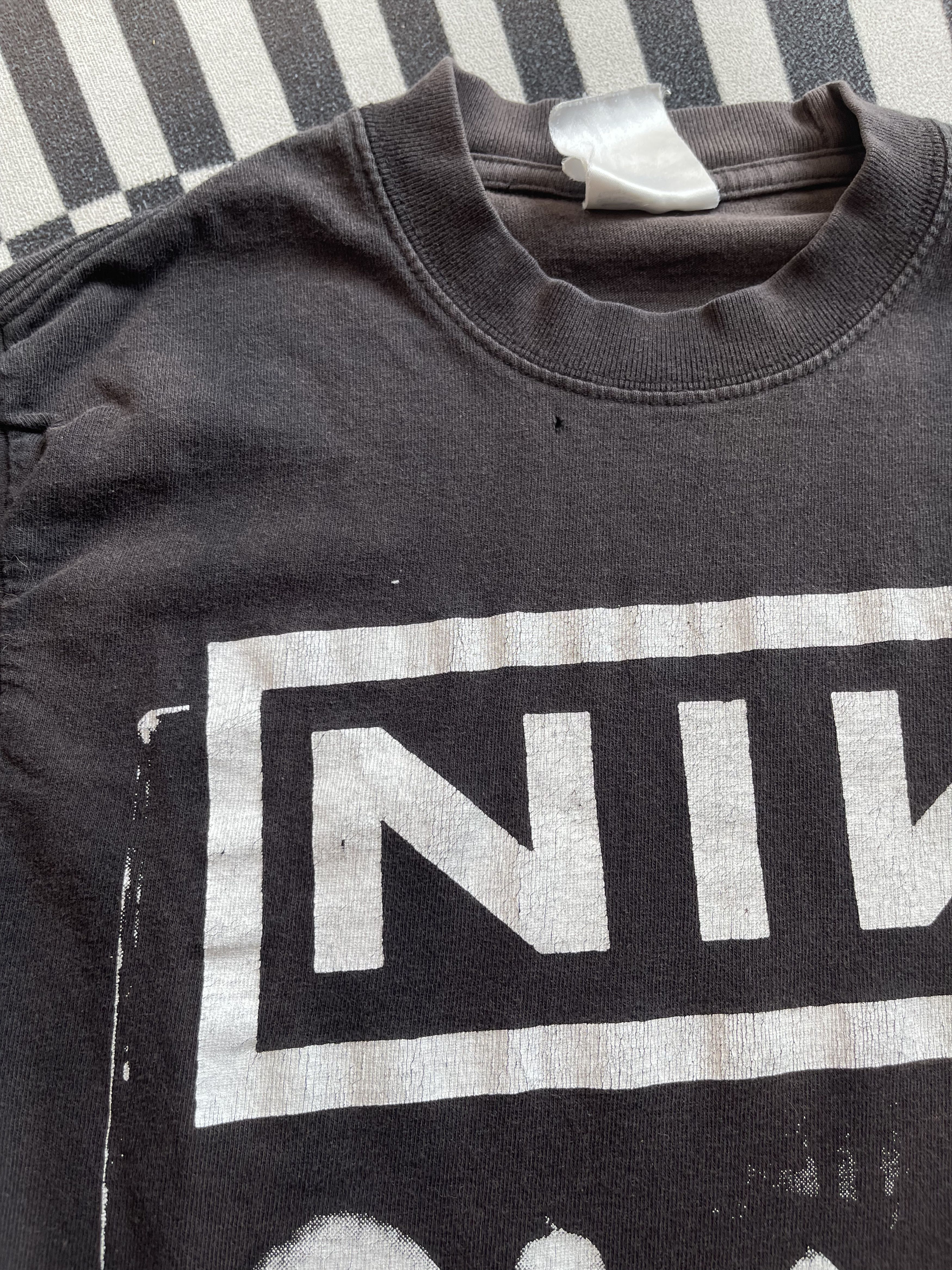 Band Tees Vintage Nine Inch Nails NIN Graphic Tee - Faded Look Size US S / EU 44-46 / 1 - 4 Thumbnail