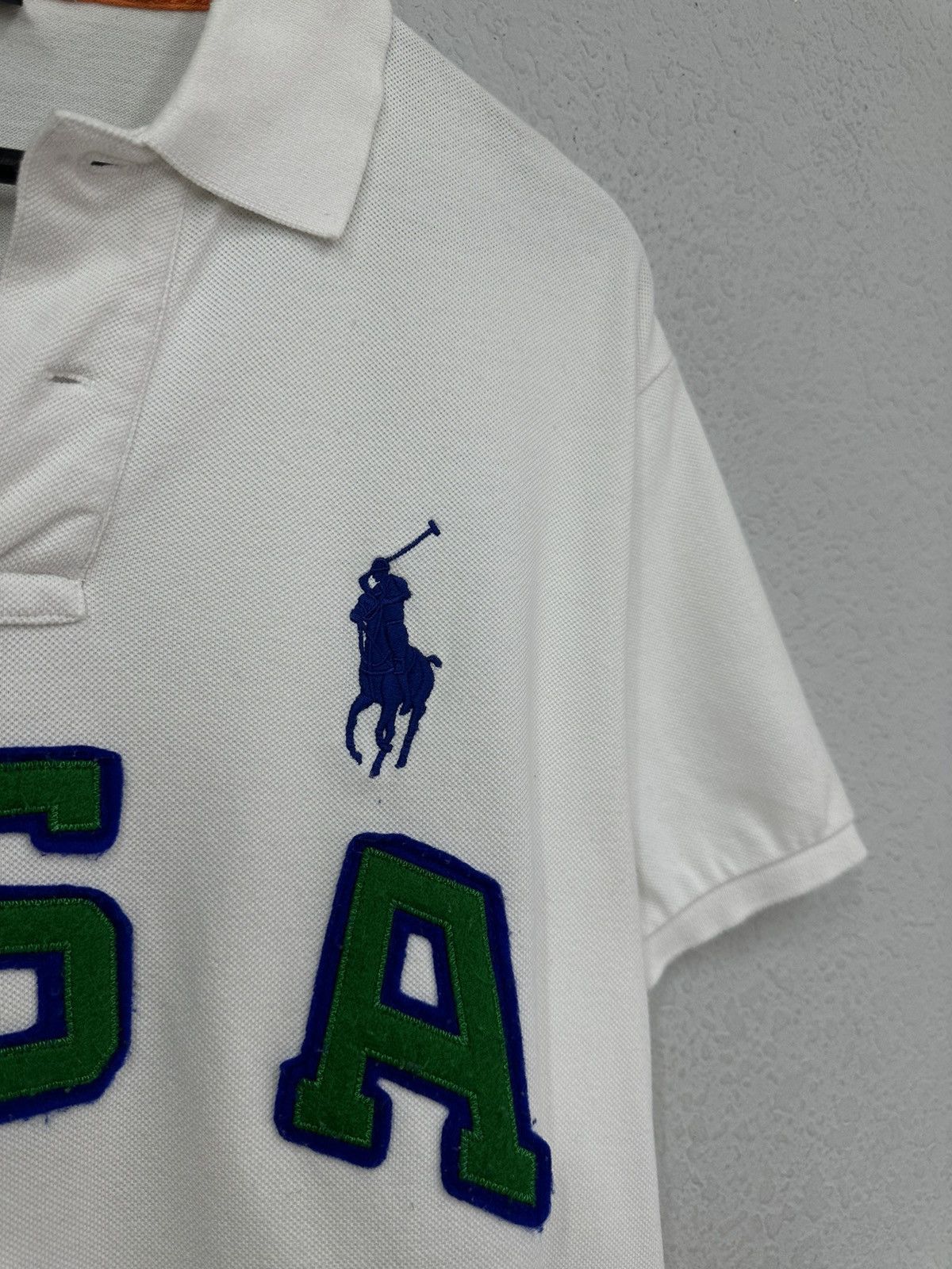 Polo Ralph Lauren Vintage Polo Ralph Lauren USA Polo T-shirt Avantgarde Y2K Size US L / EU 52-54 / 3 - 5 Thumbnail